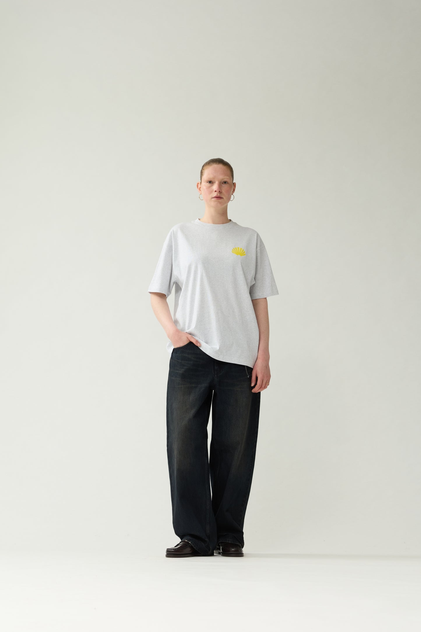LOGO TEE | Grey Melange