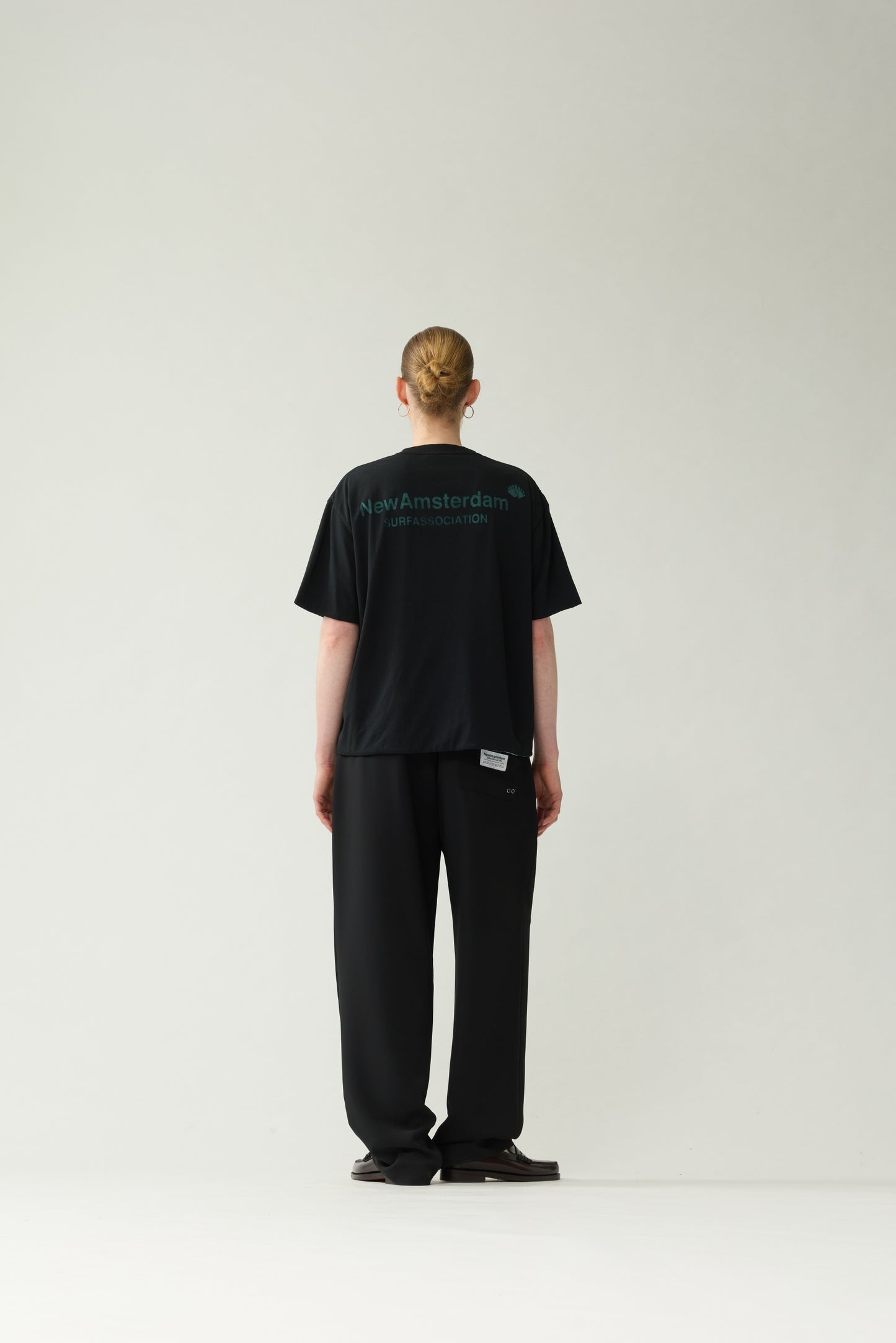 DOUBLE LAYERED LOGO TEE | Black