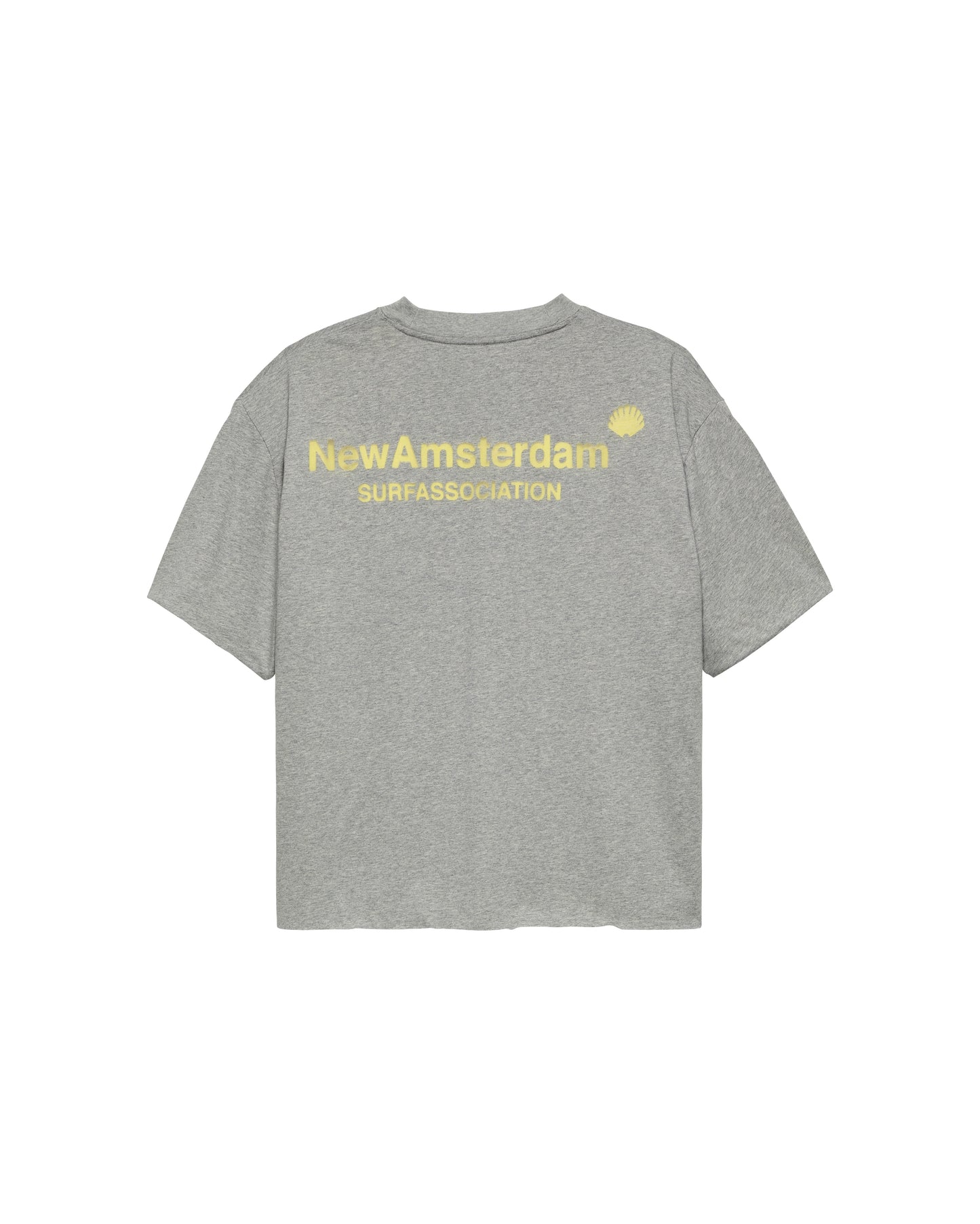 DOUBLE LAYERED LOGO TEE | Grey Melange