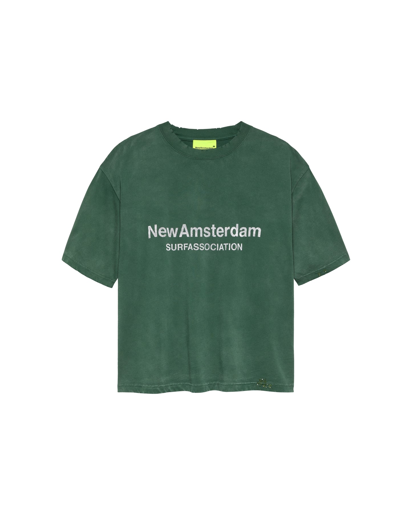 WORKED LOGO TEE | Forest Green