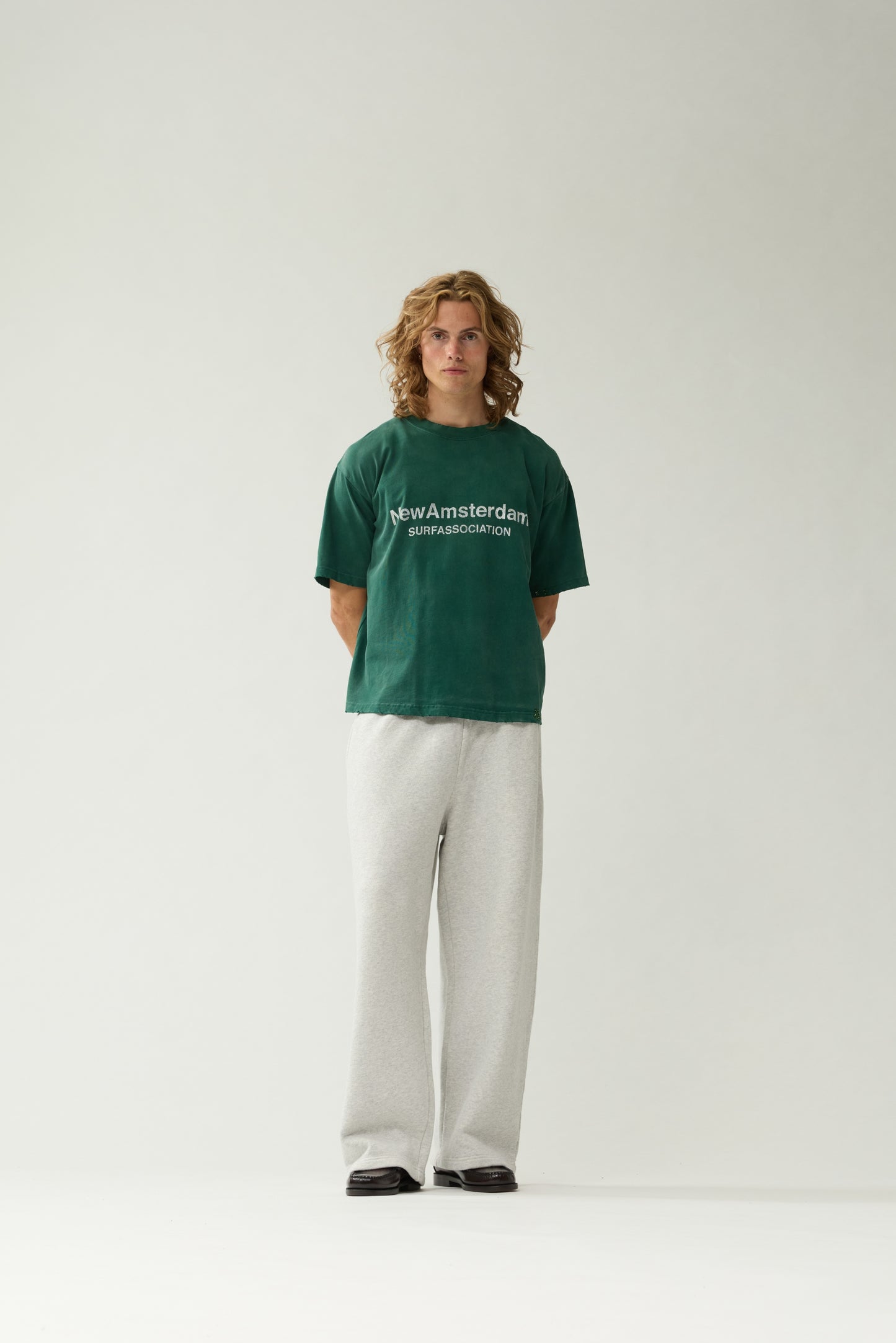 WORKED LOGO TEE | Forest Green