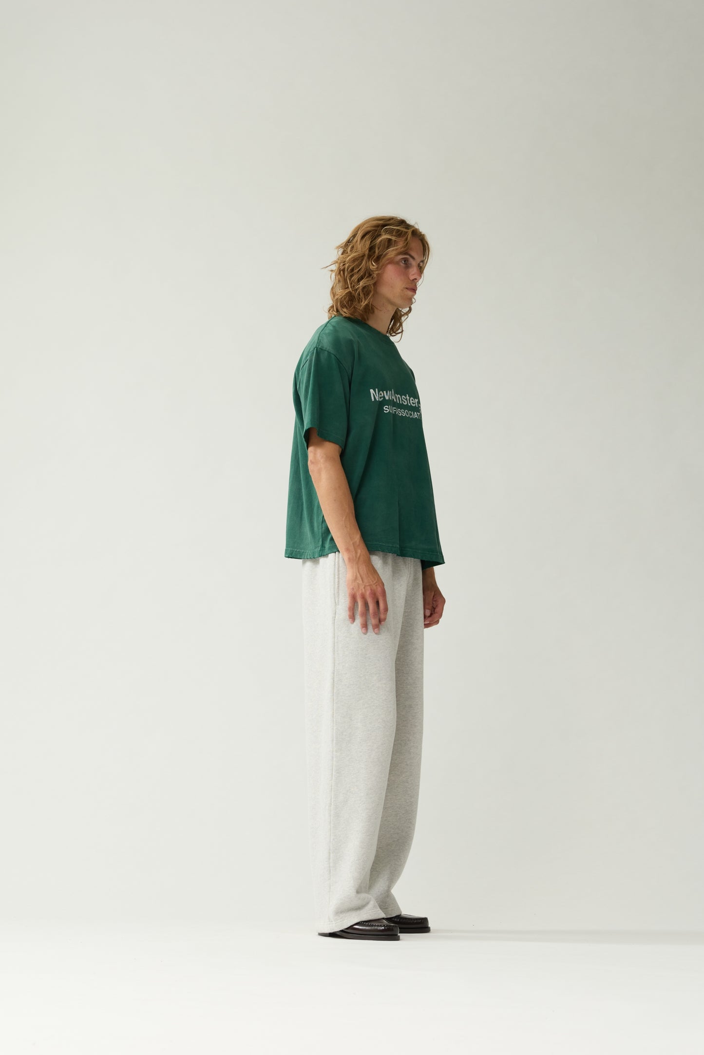 WORKED LOGO TEE | Forest Green