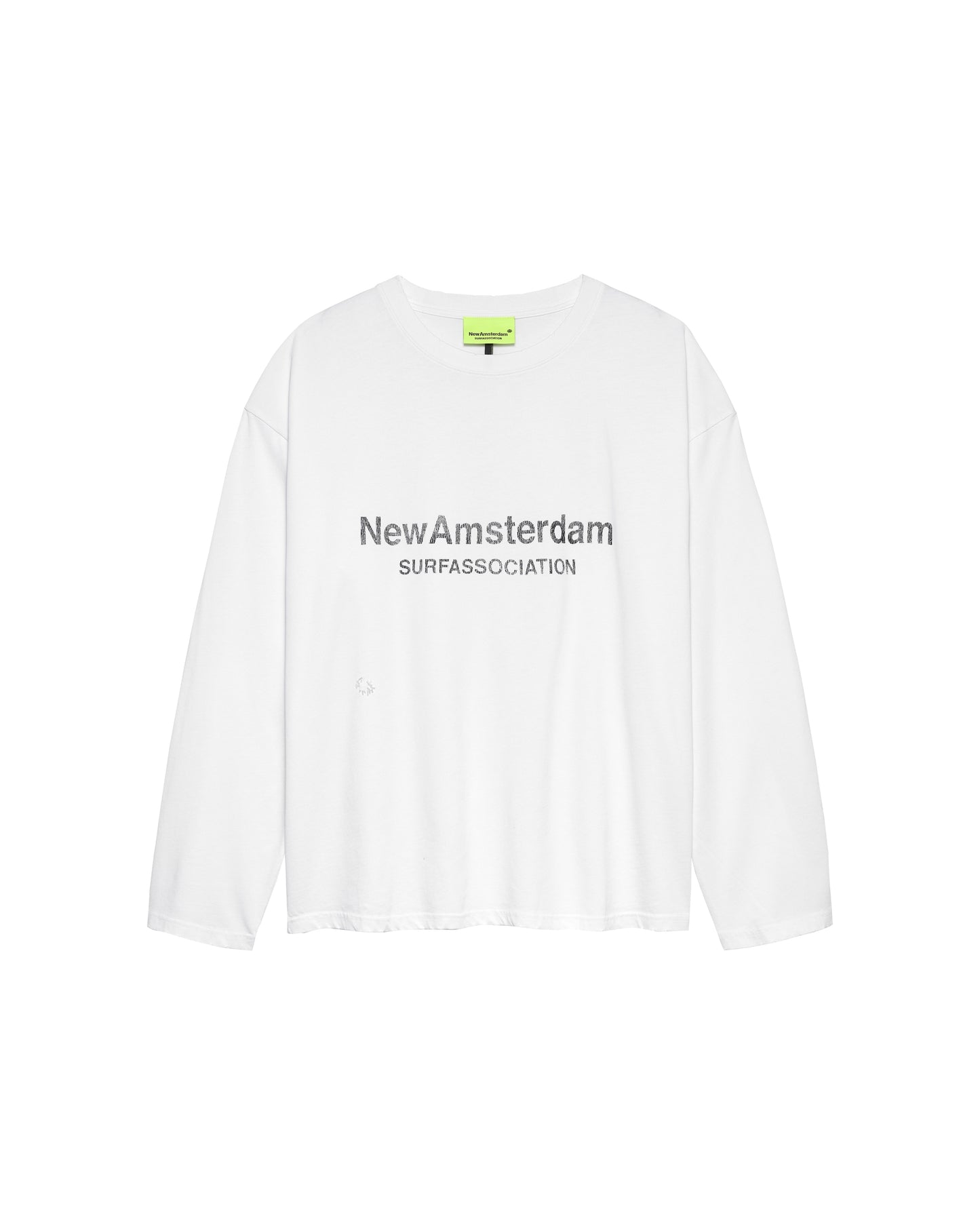 WORKED LOGO LONGSLEEVE | White