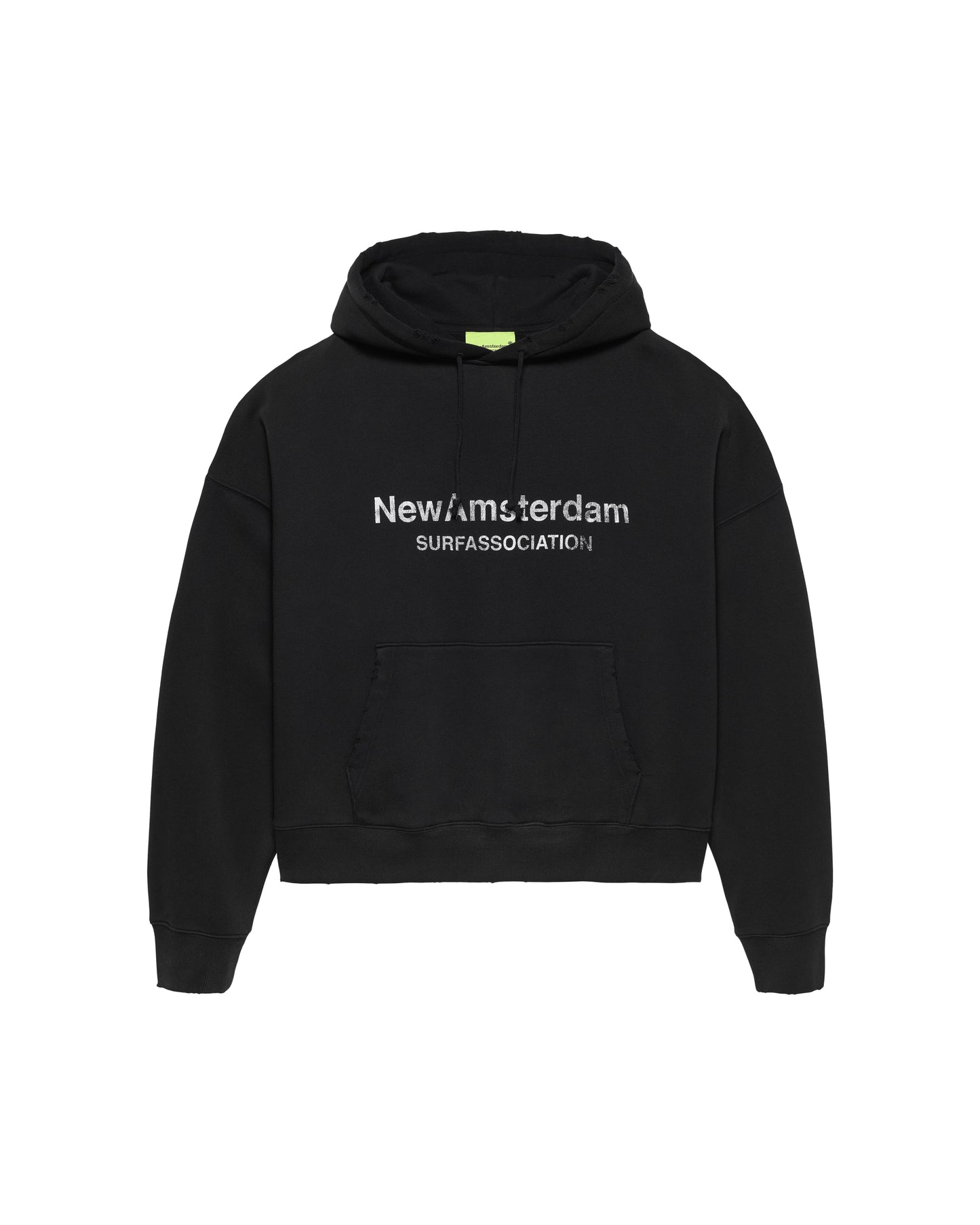 WORKED LOGO HOODIE | Black