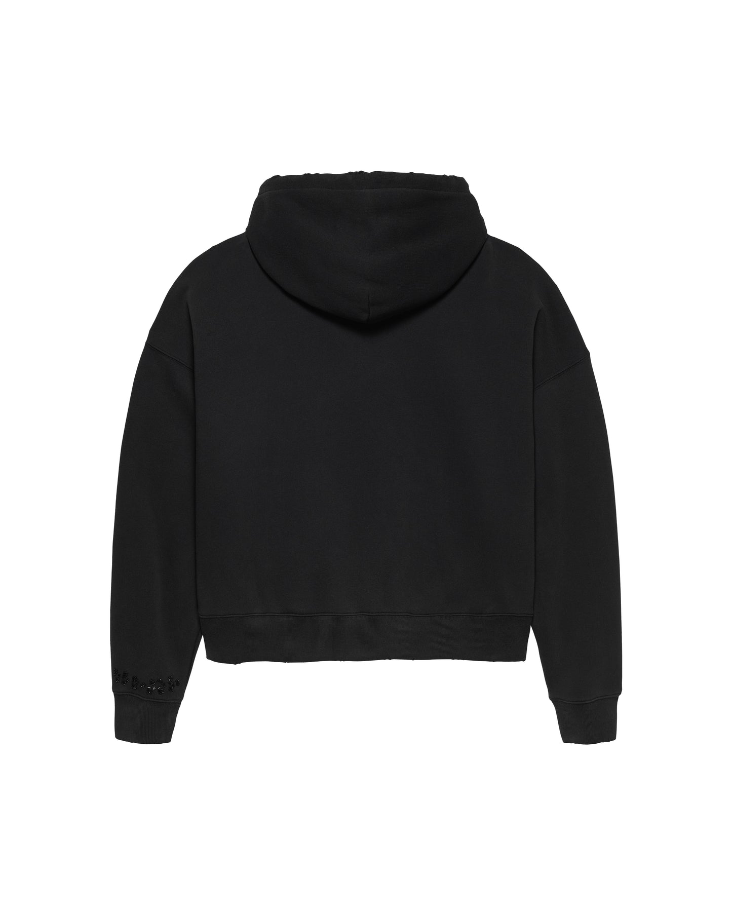 WORKED LOGO HOODIE | Black