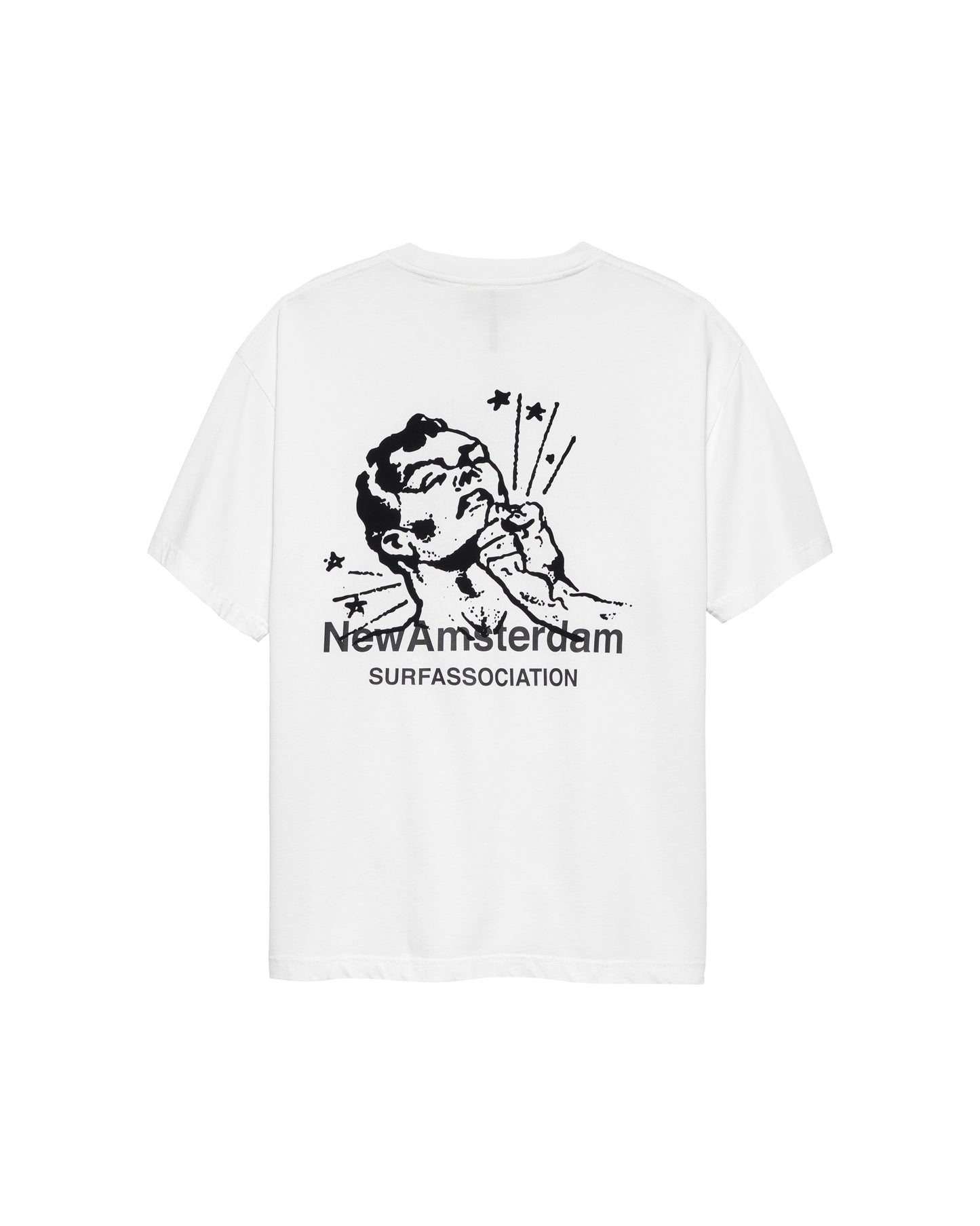 KNOCKED TEE | White