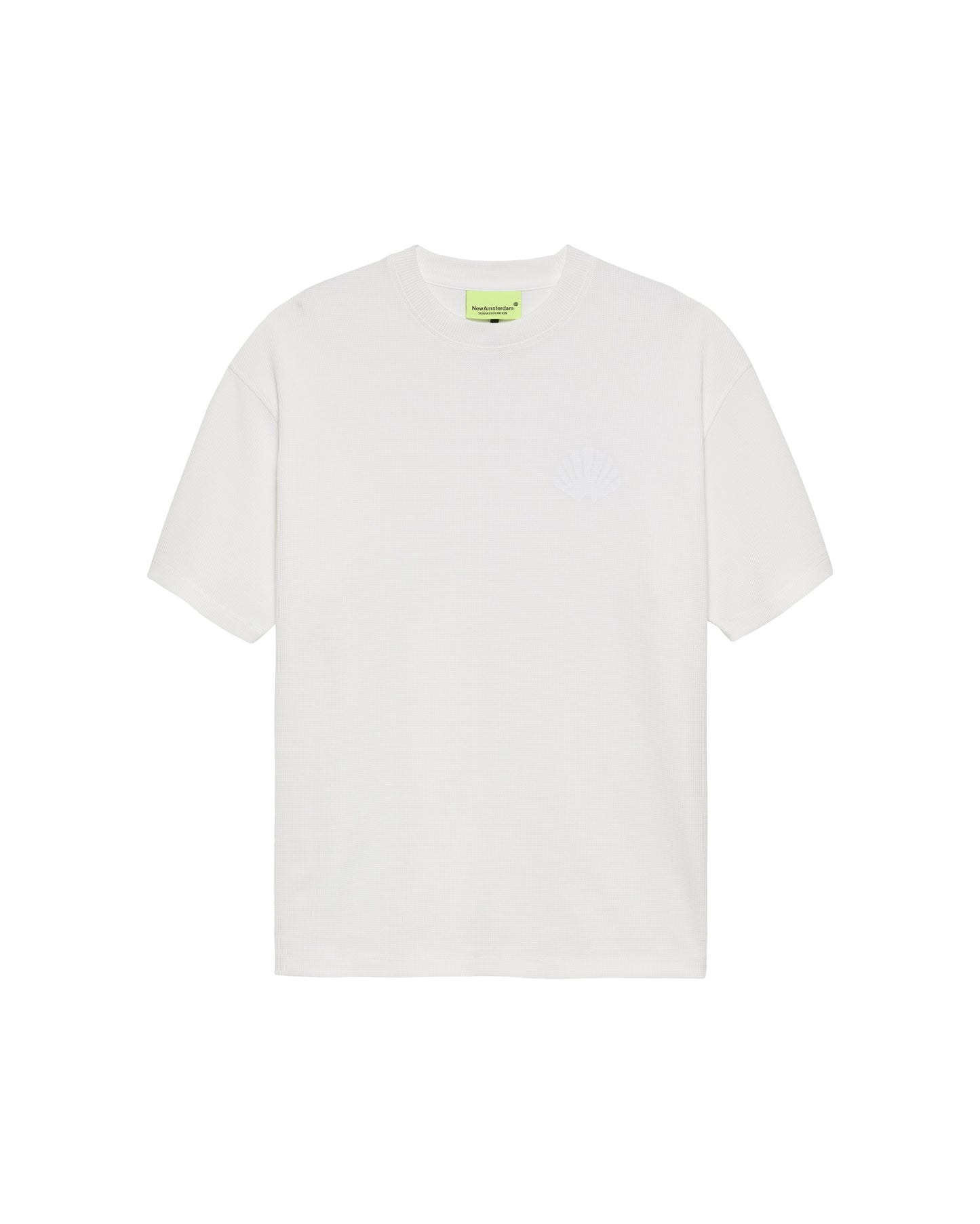 LOGO TEE WAFFLE | White