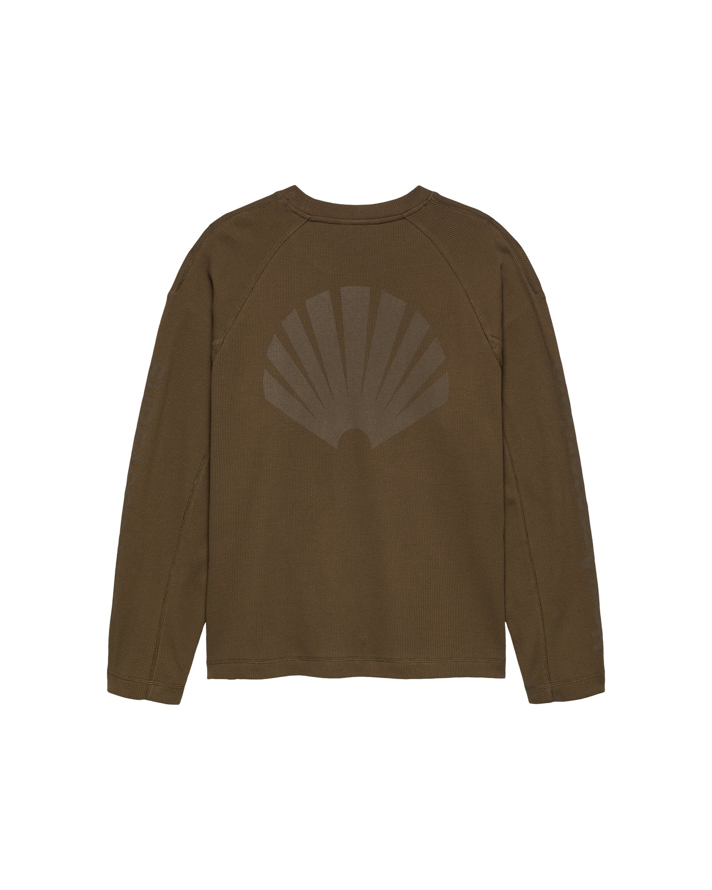 LOGO LONGSLEEVE WAFFLE | Caviar