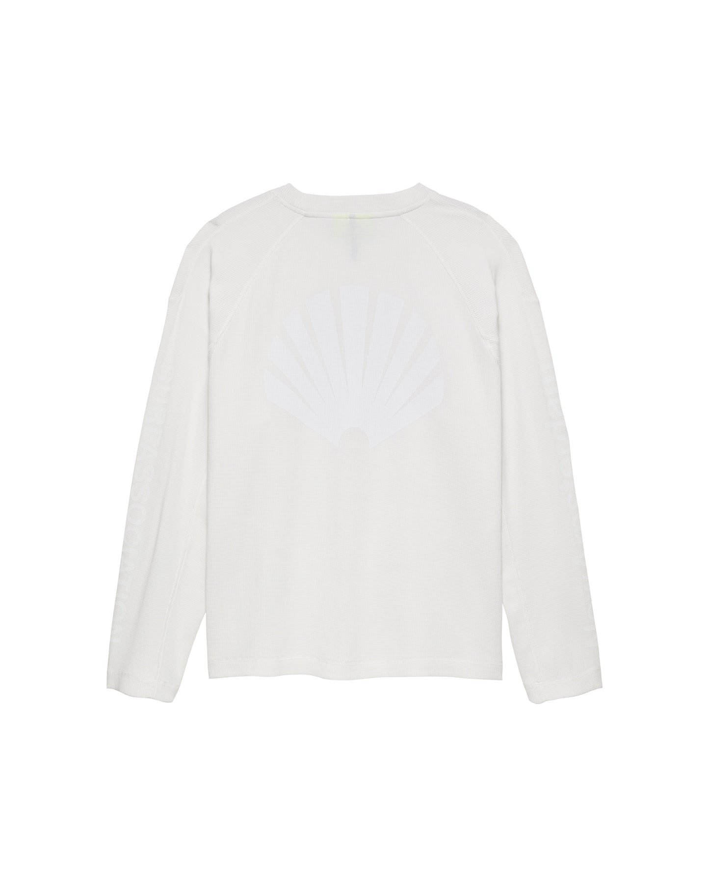 LOGO LONGSLEEVE WAFFLE | White