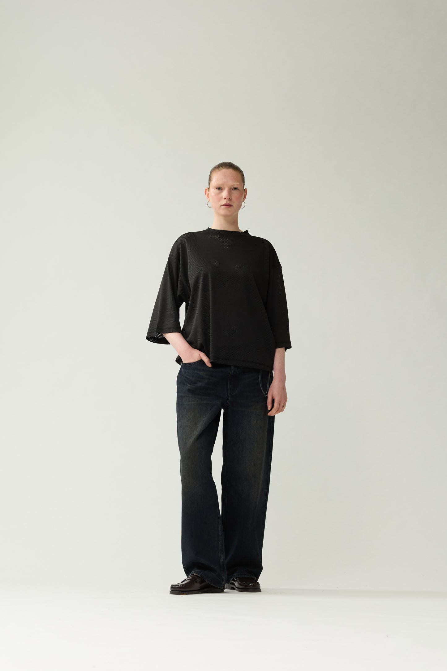 MESH JERSEY | Black