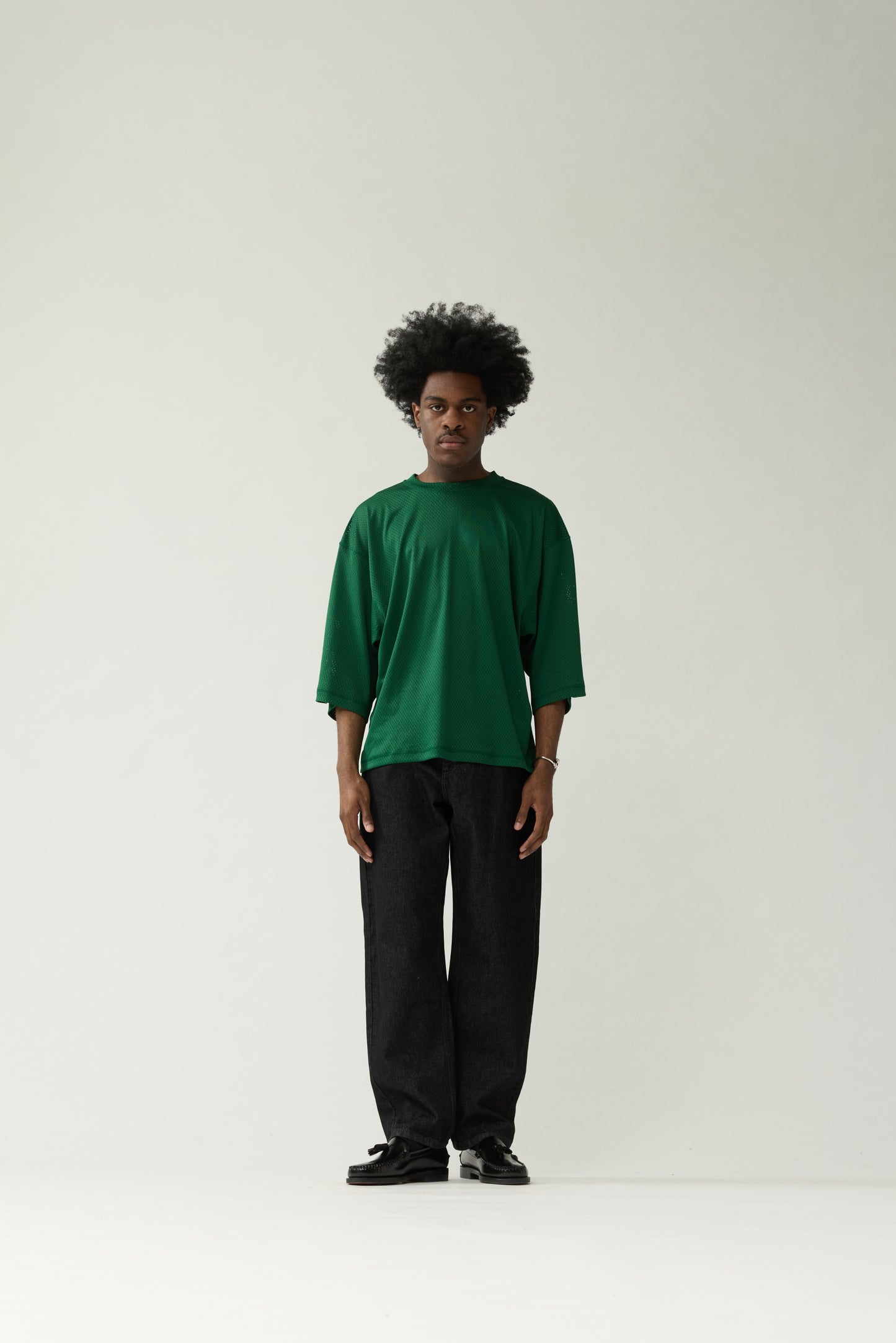 MESH JERSEY | Forest Green