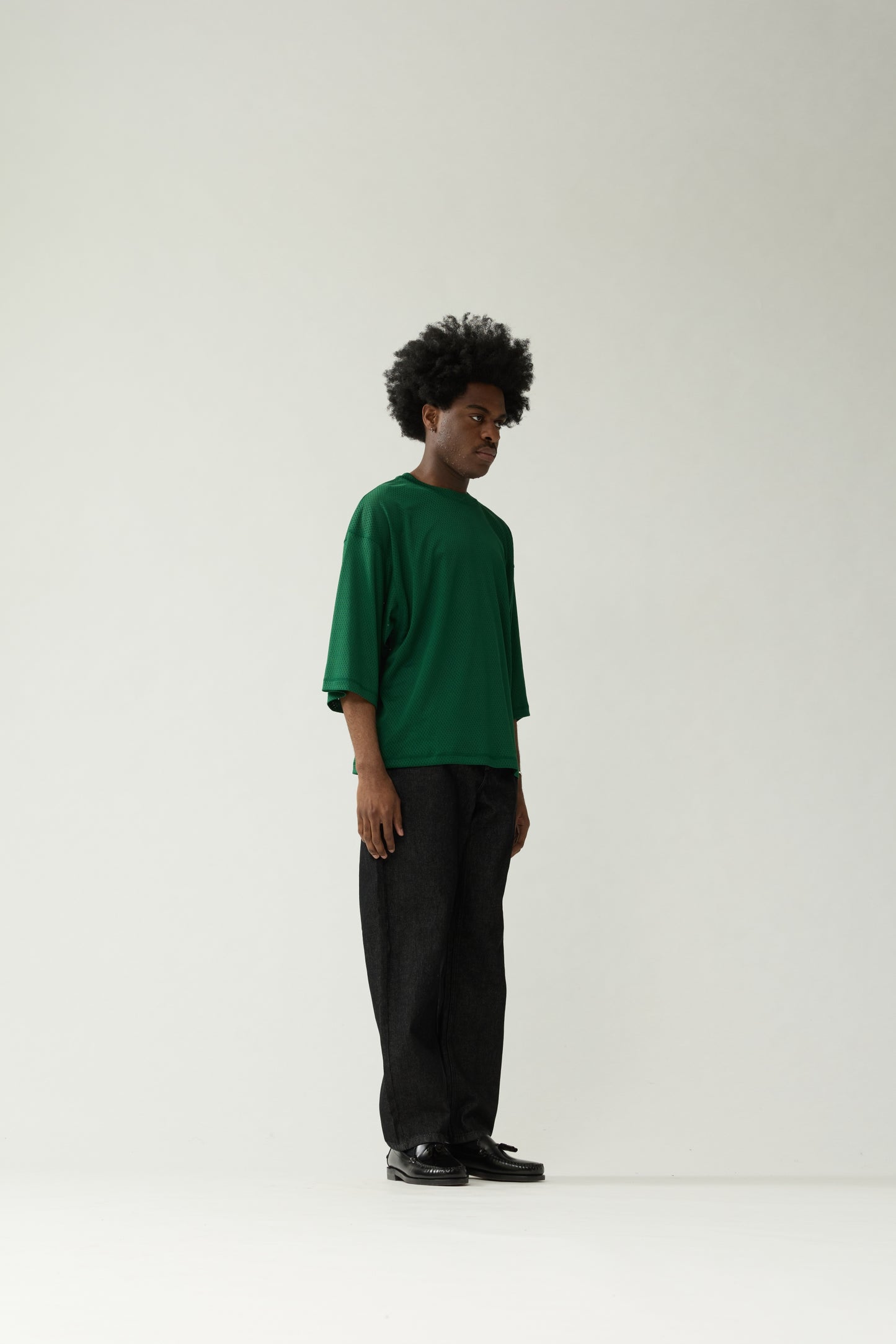 MESH JERSEY | Forest Green