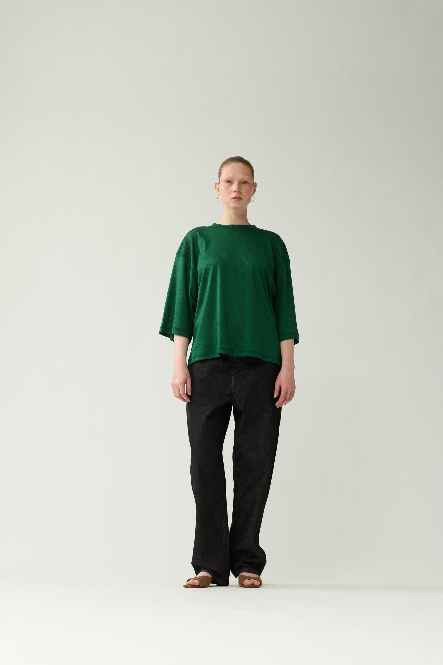 MESH JERSEY | Forest Green