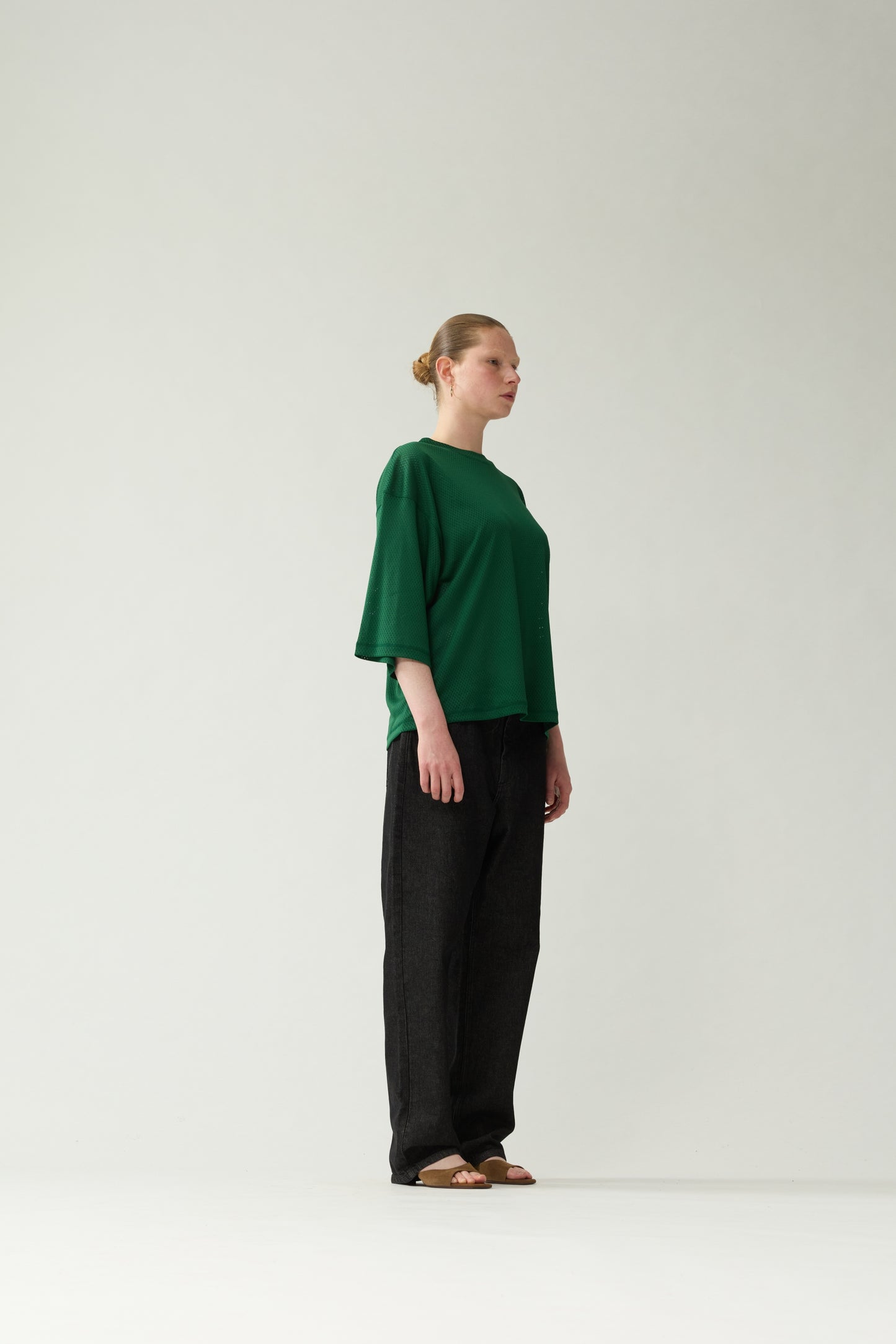 MESH JERSEY | Forest Green