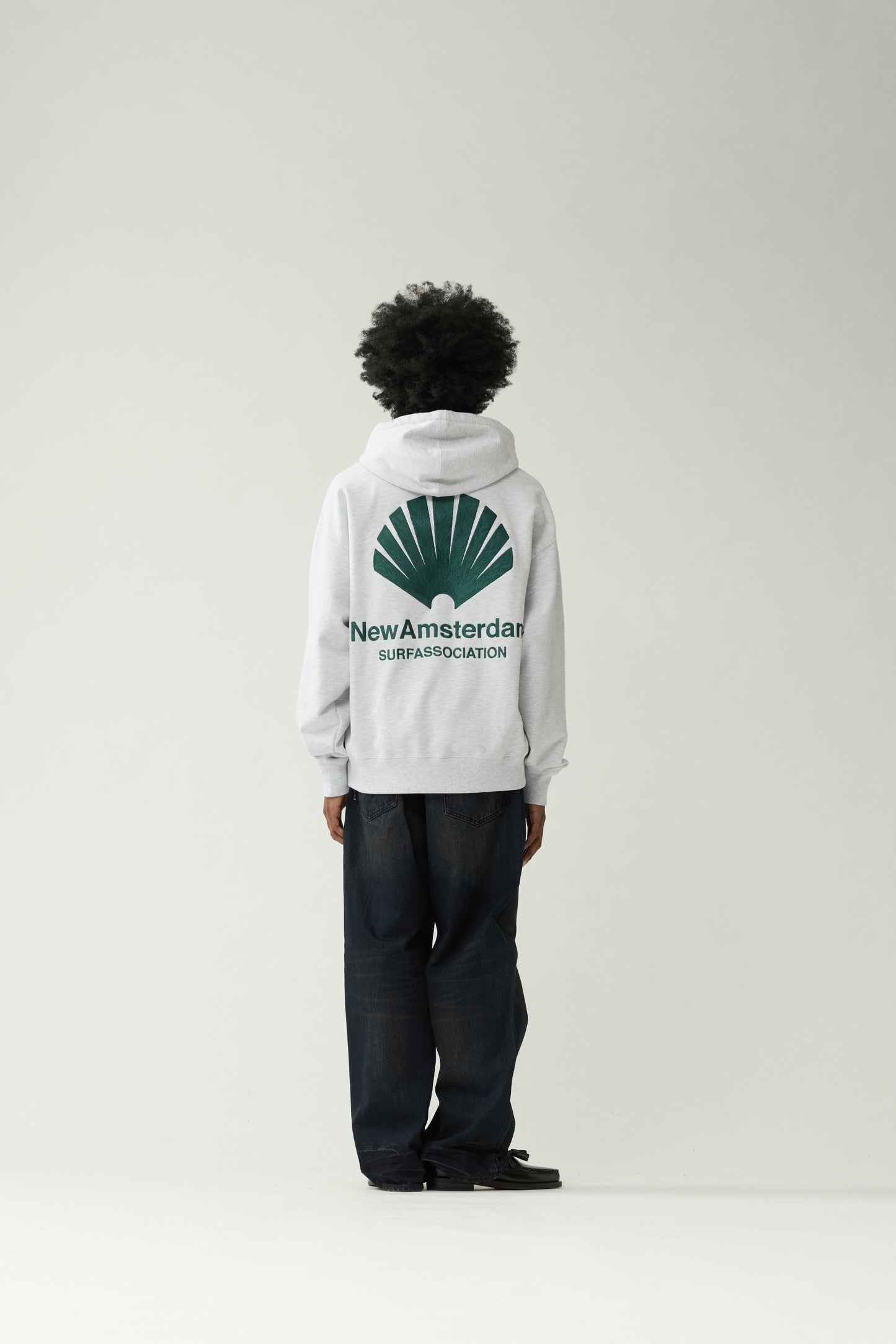 LOGO HOODIE | Grey Melange