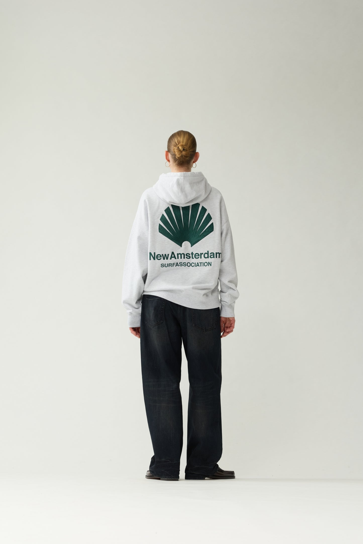 LOGO HOODIE | Grey Melange