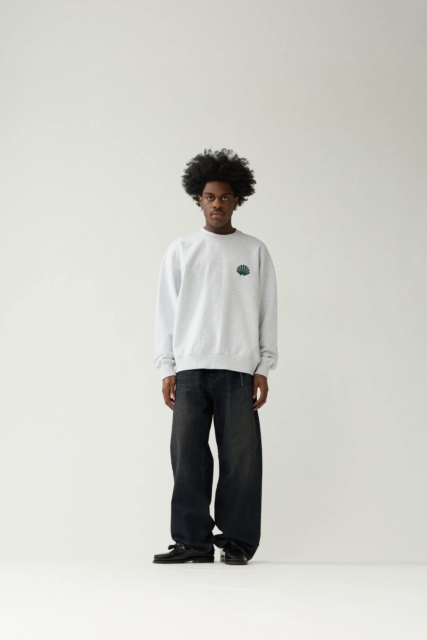 LOGO CREWNECK | Grey Melange