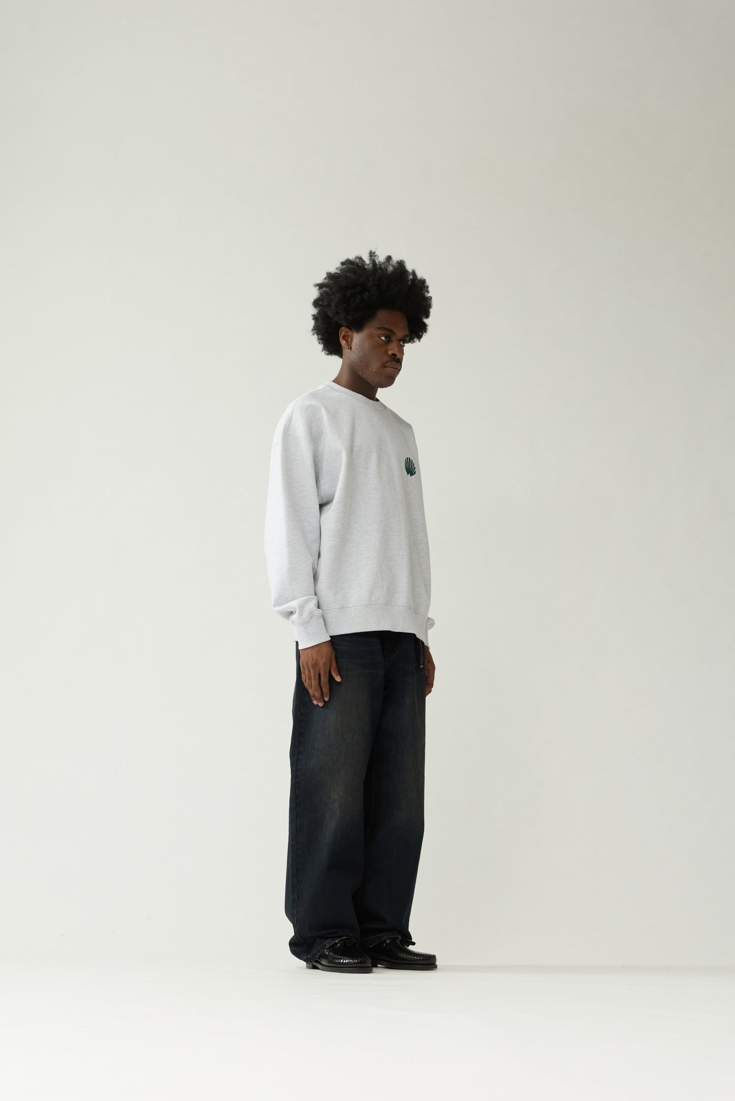 LOGO CREWNECK | Grey Melange