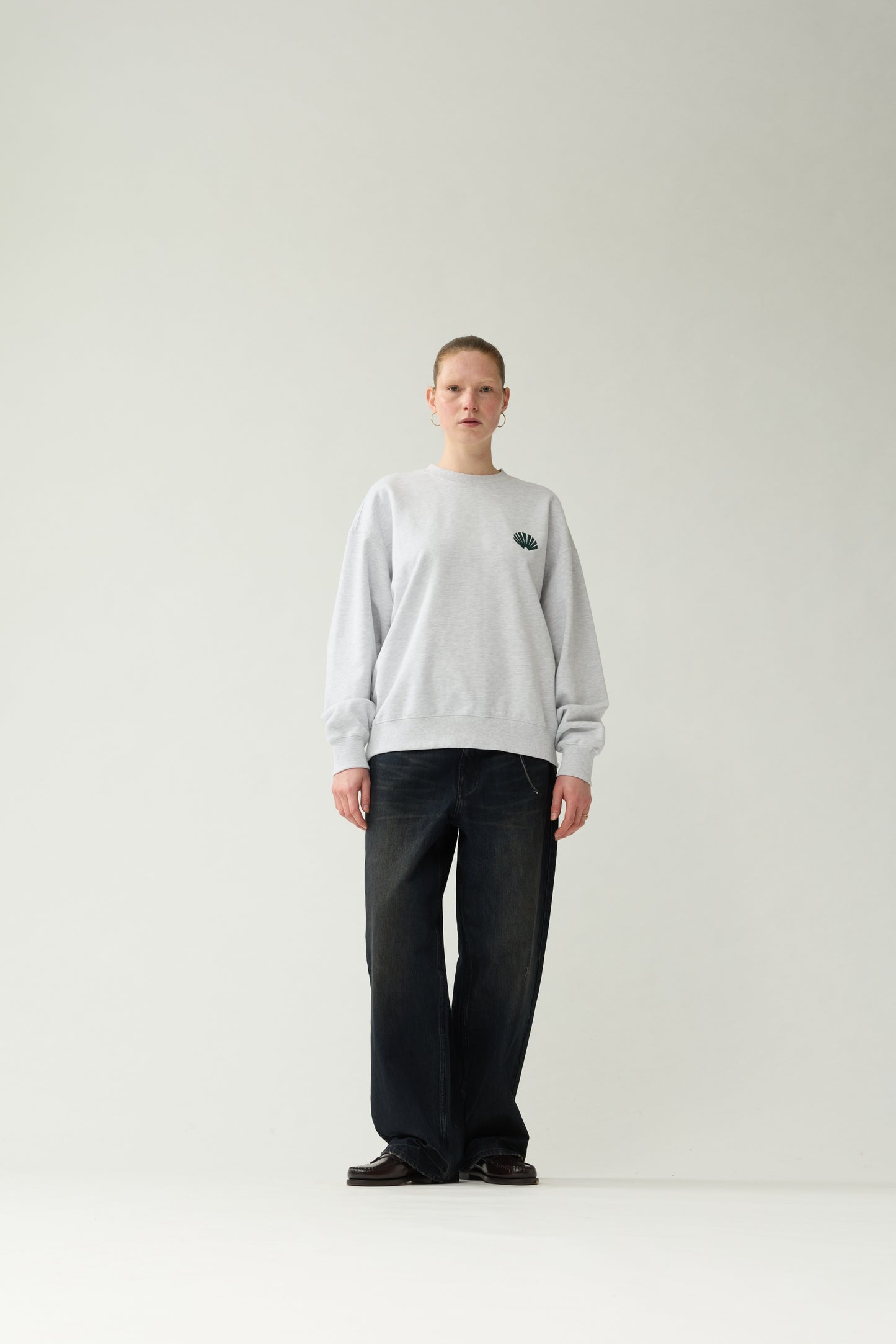 LOGO CREWNECK | Grey Melange