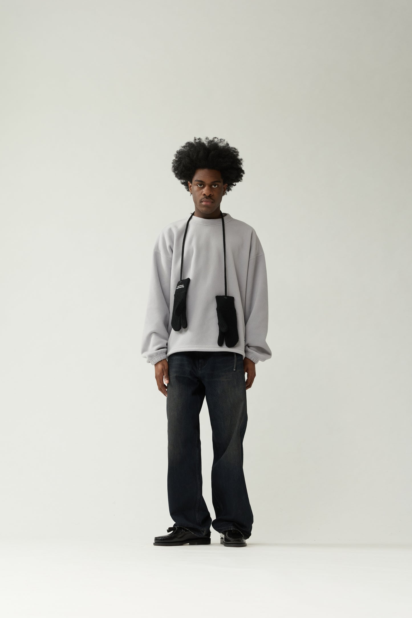 FLEECE CREWNECK | Stone