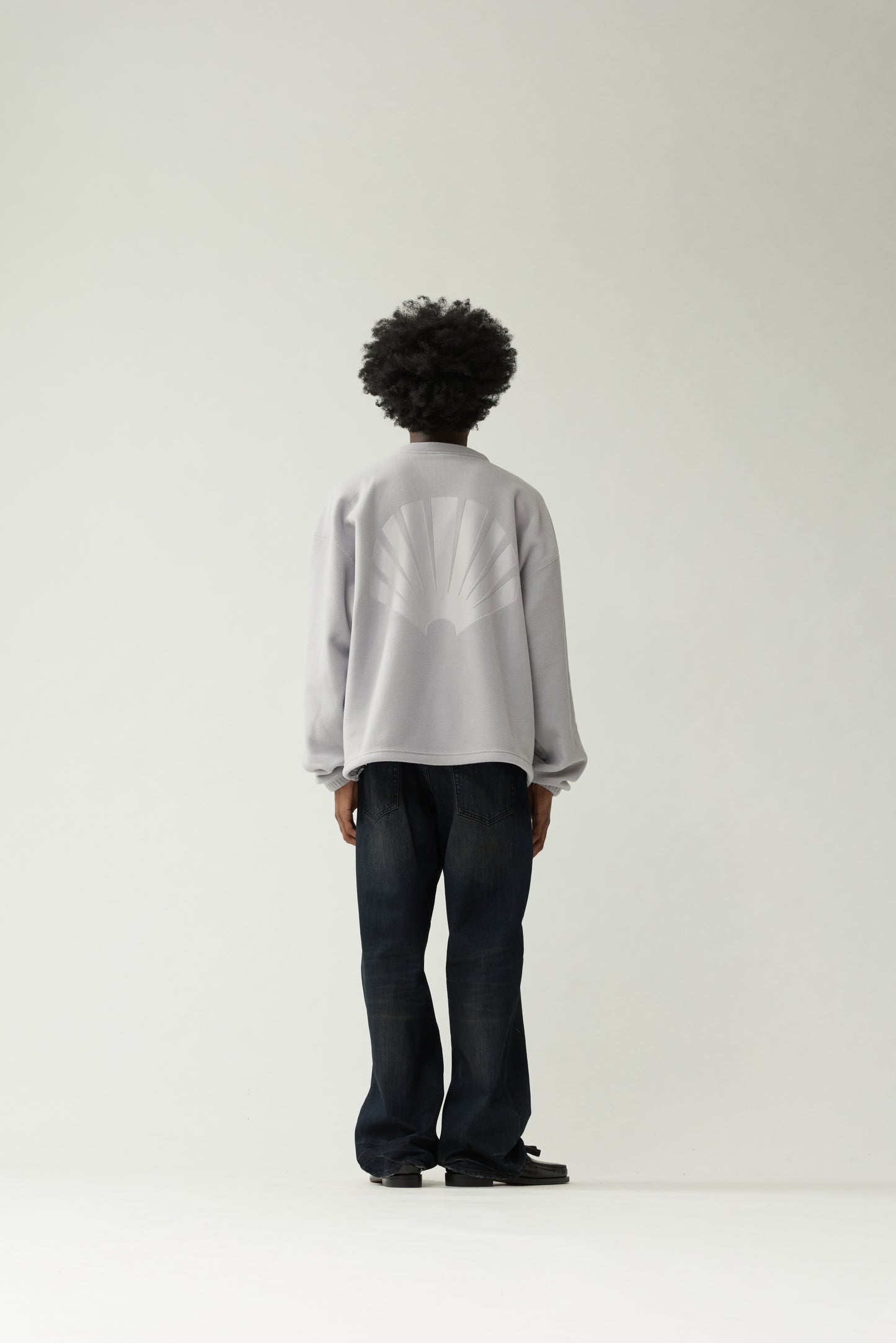 FLEECE CREWNECK | Stone