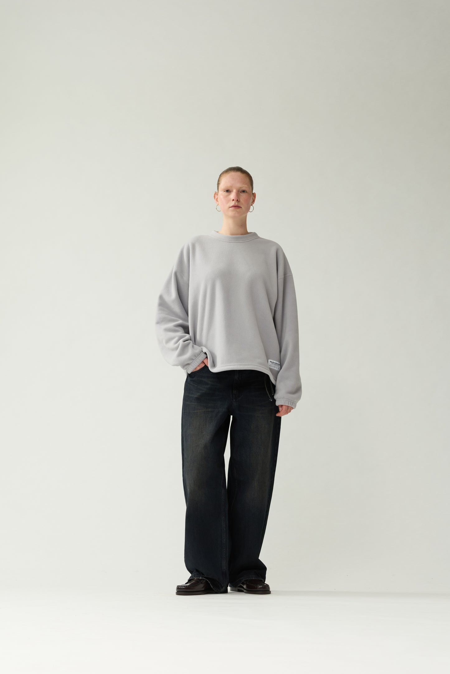 FLEECE CREWNECK | Stone