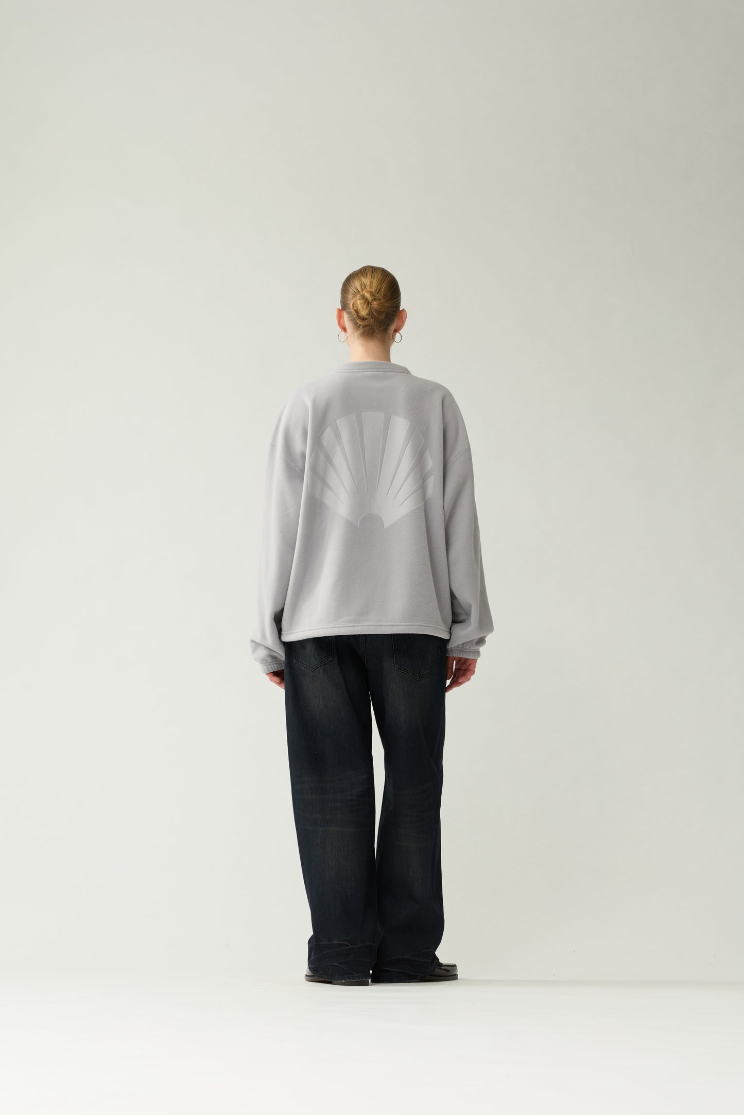FLEECE CREWNECK | Stone