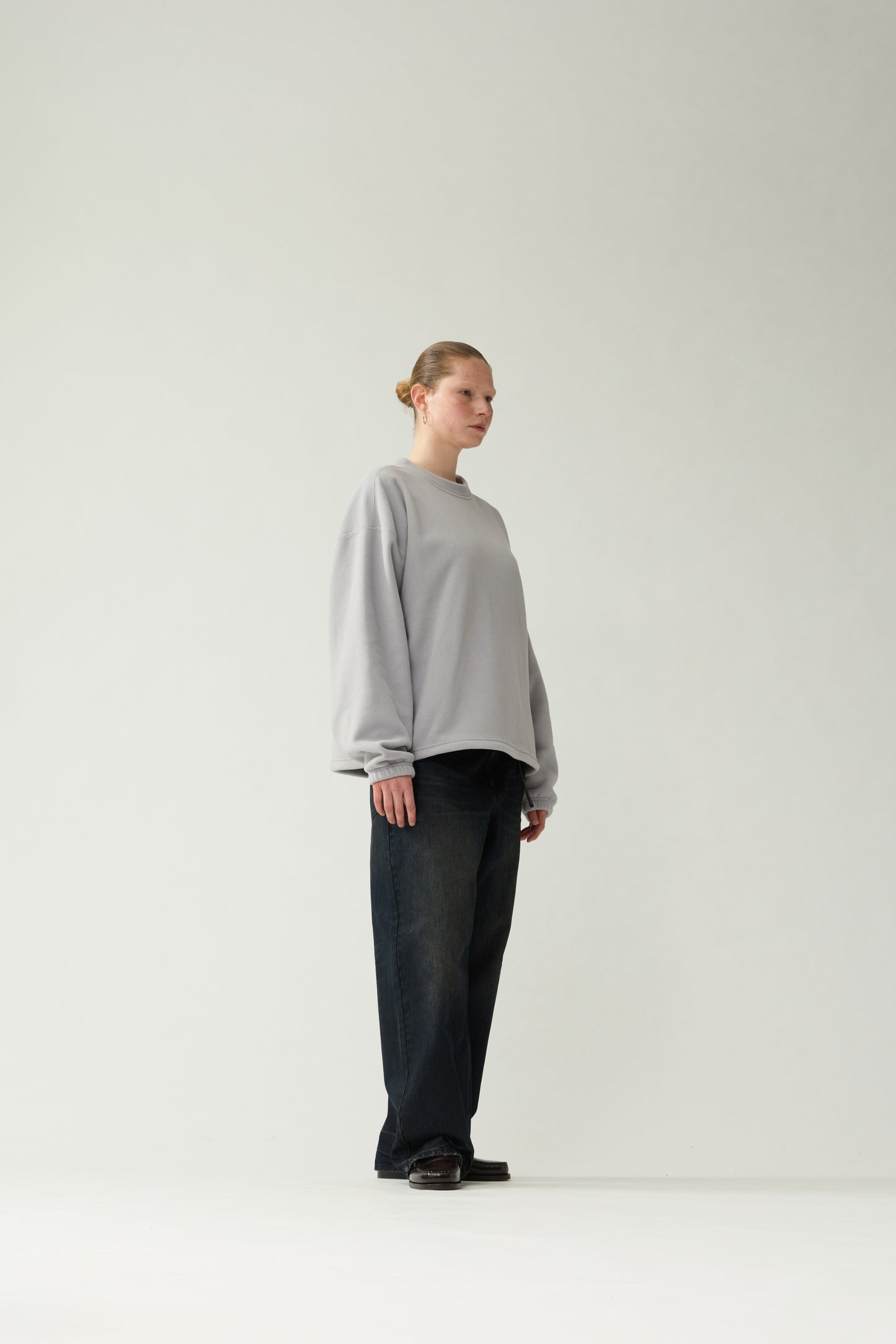FLEECE CREWNECK | Stone
