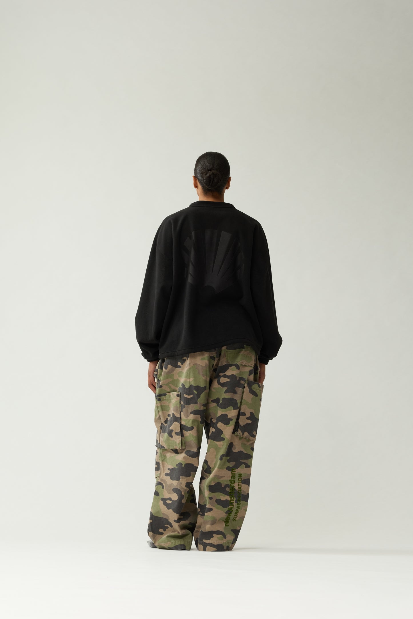 FLEECE CREWNECK | Black