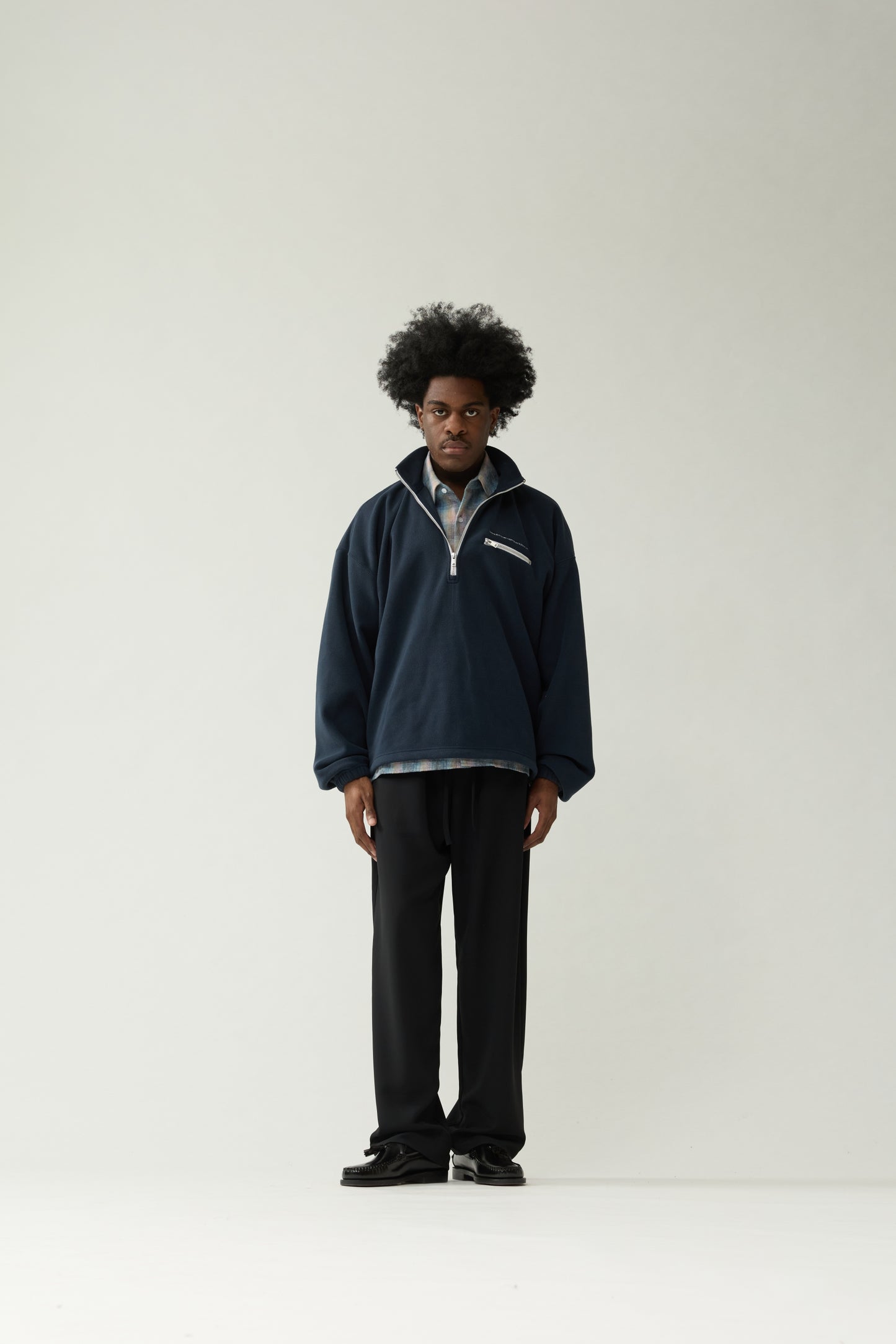 FLEECE HALF ZIP | Night
