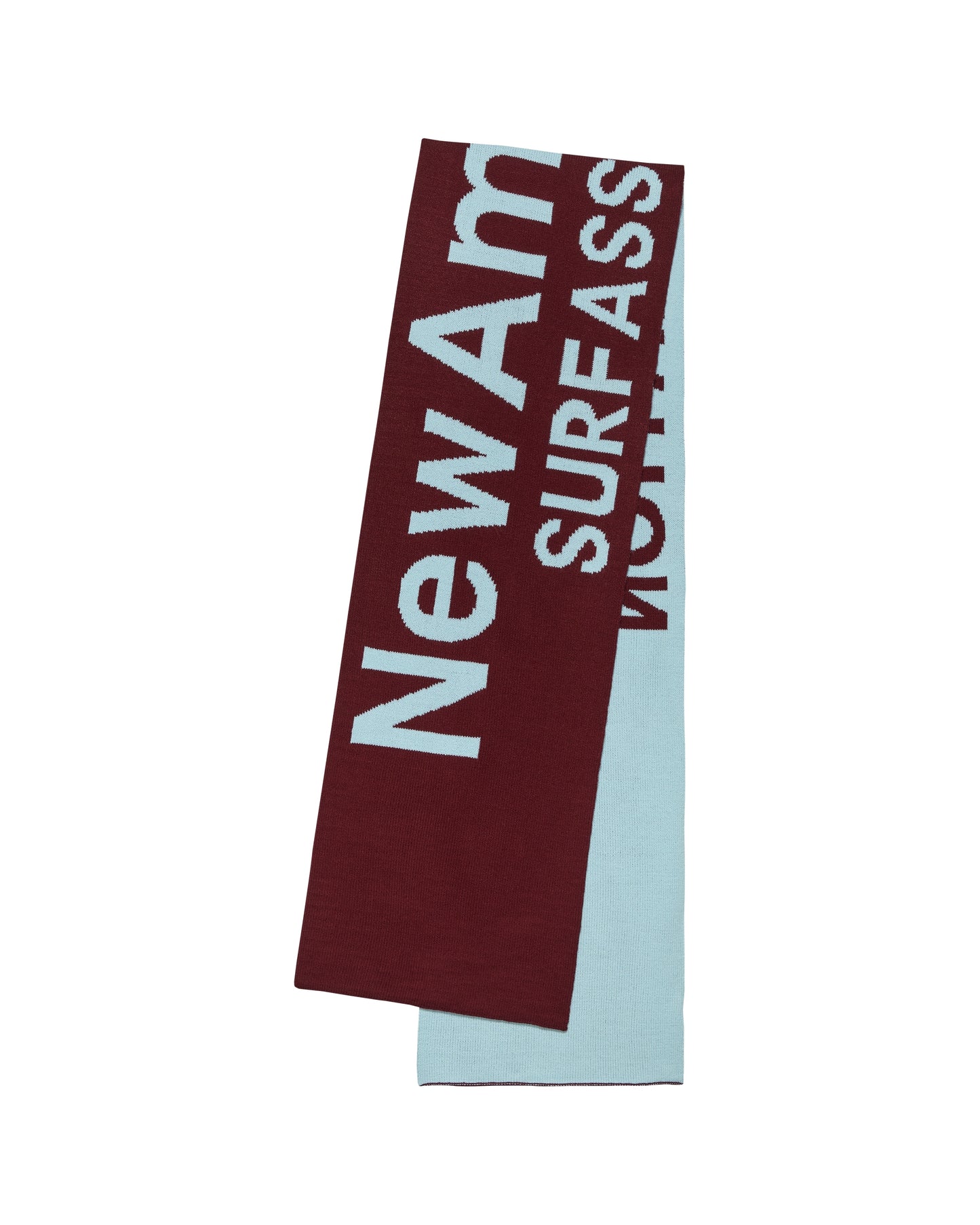 NAME SCARF | Burgundy