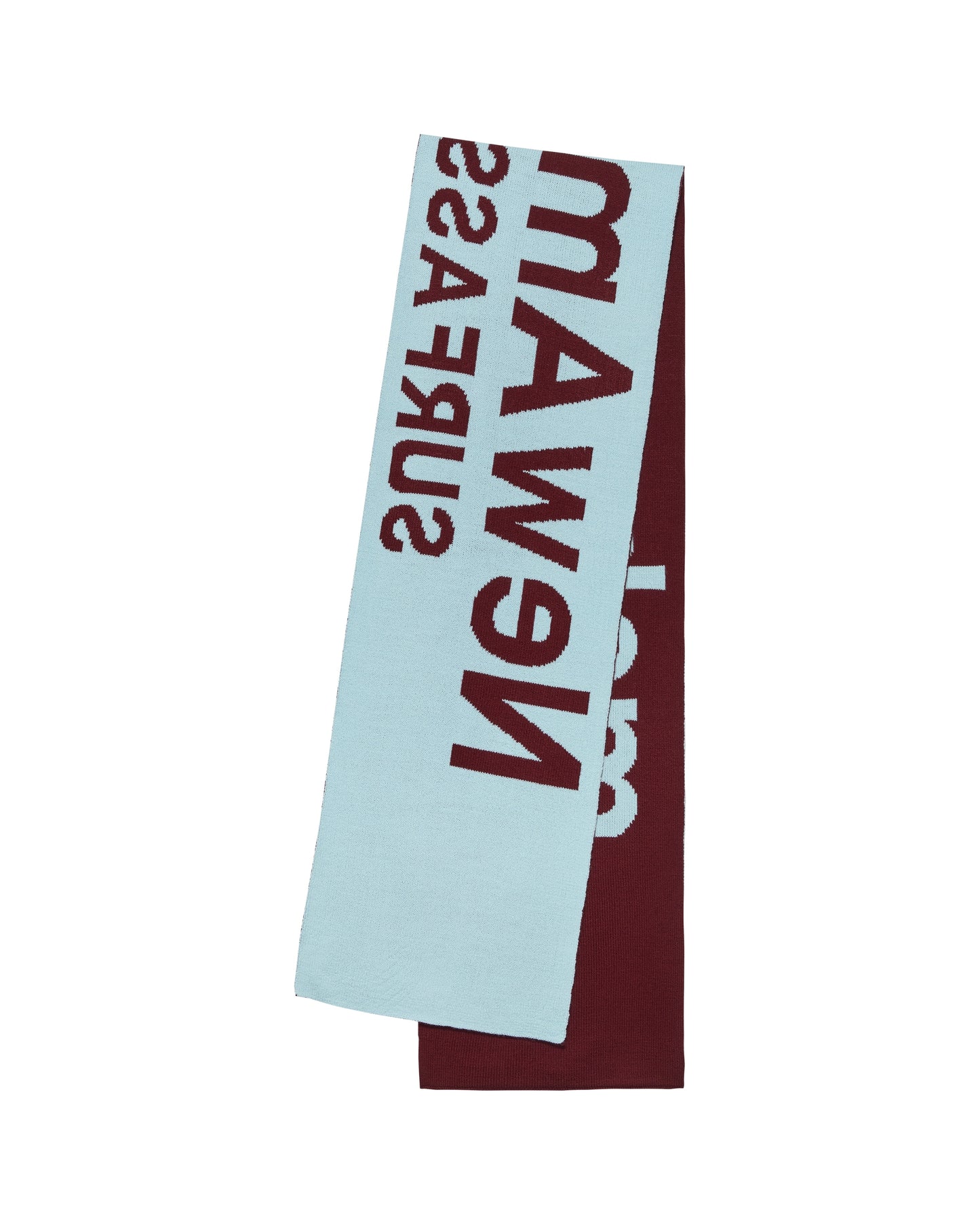 NAME SCARF | Burgundy