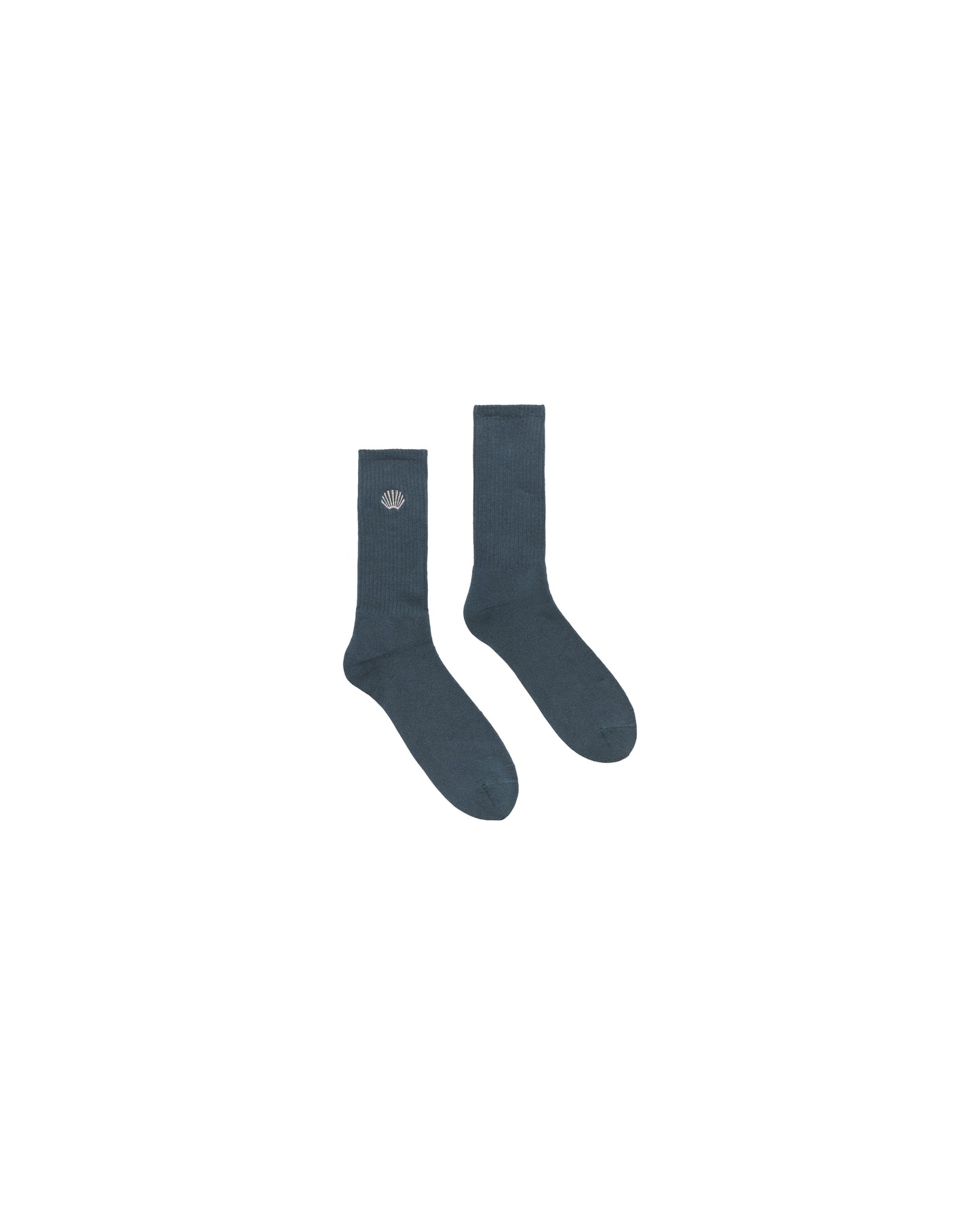 EMBROIDERED SOCKS | Teal