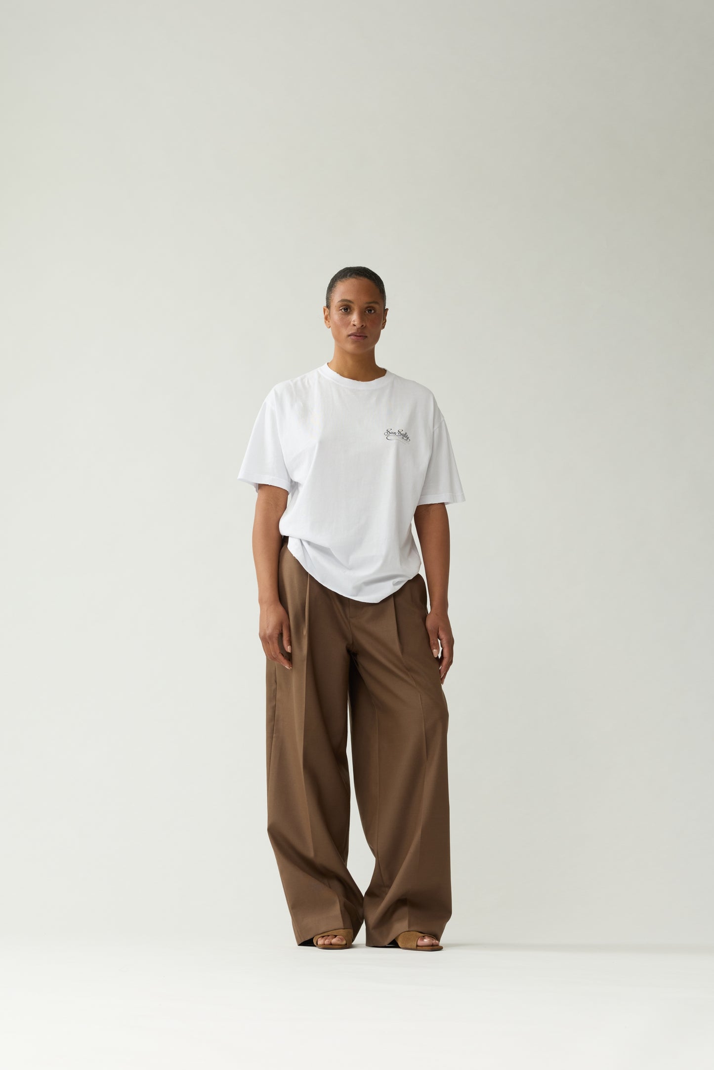 SUN SAFETY TEE | White