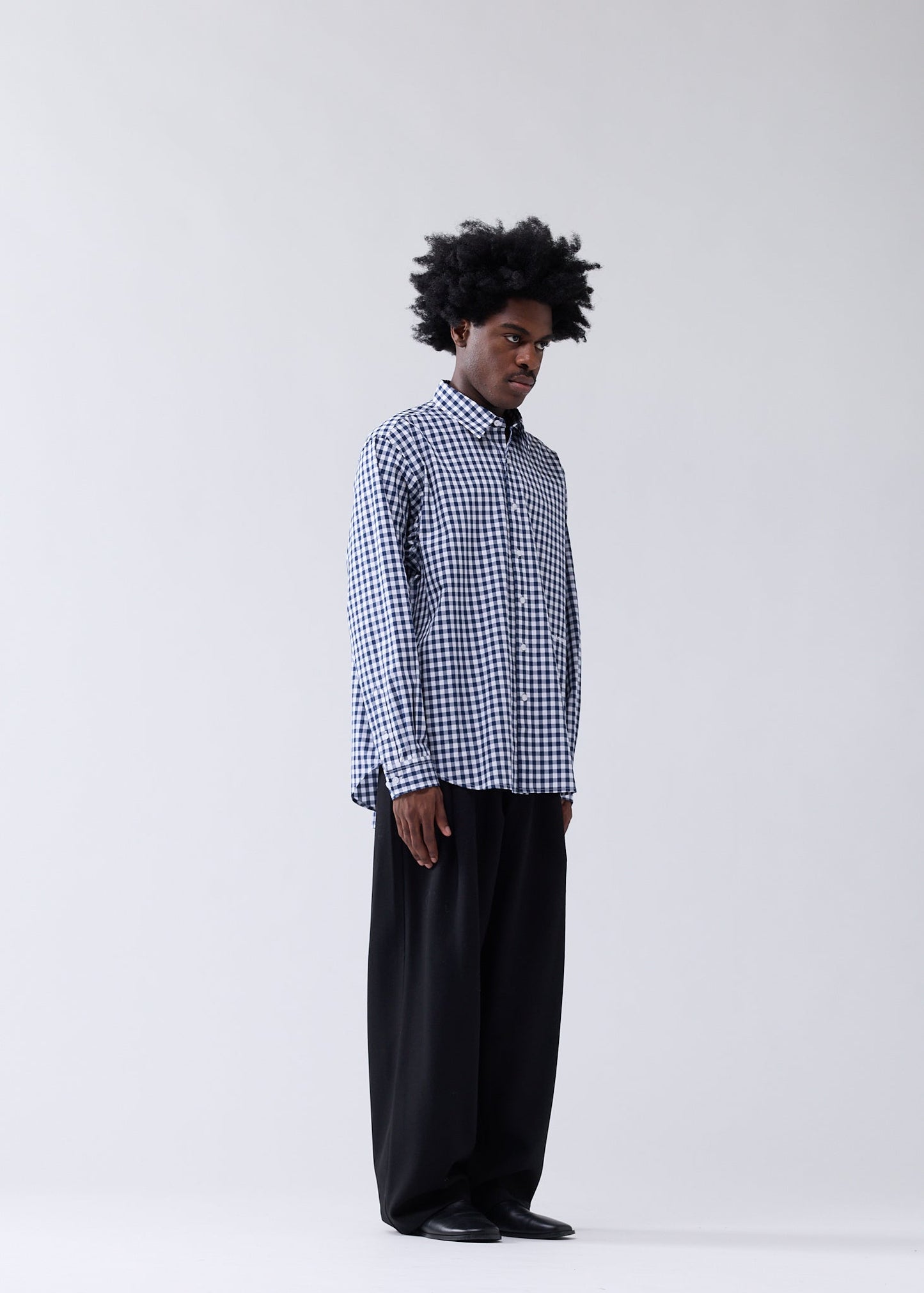 BEACH SHIRT POPLIN | Navy