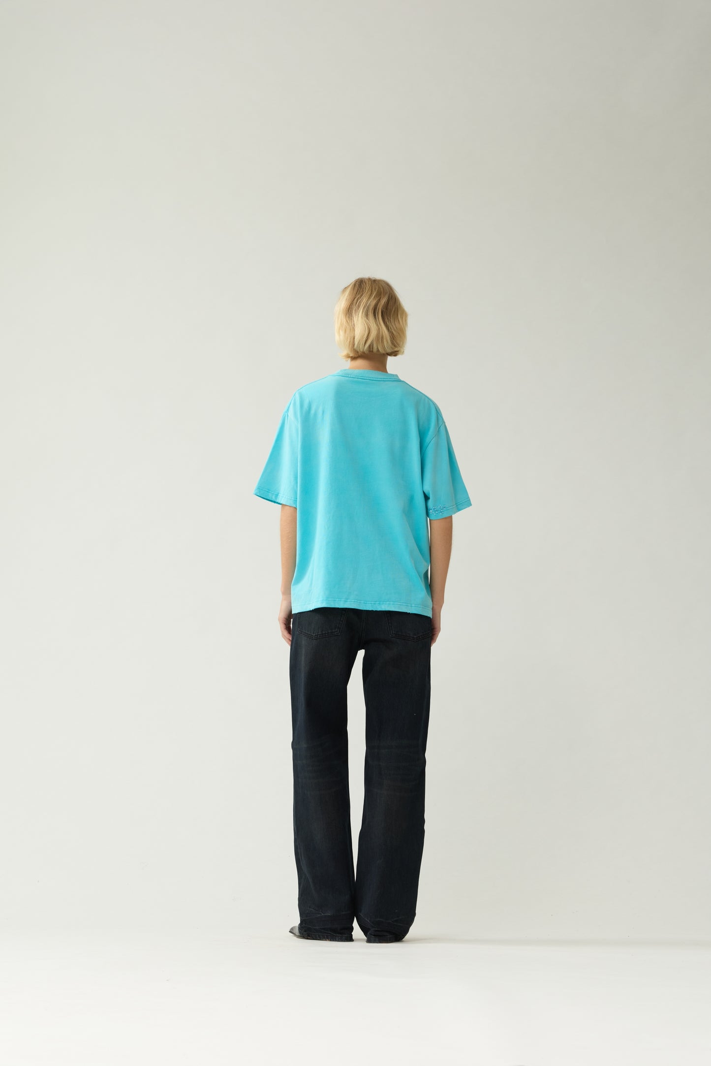 WORKED LOGO TEE | Blue
