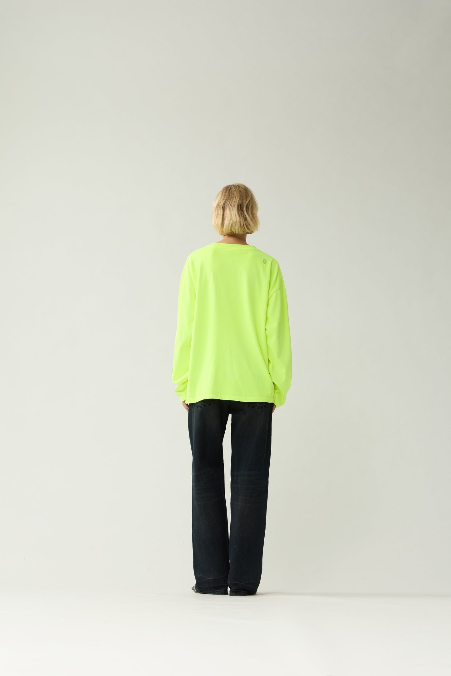WORKED LOGO LONGSLEEVE | Neon