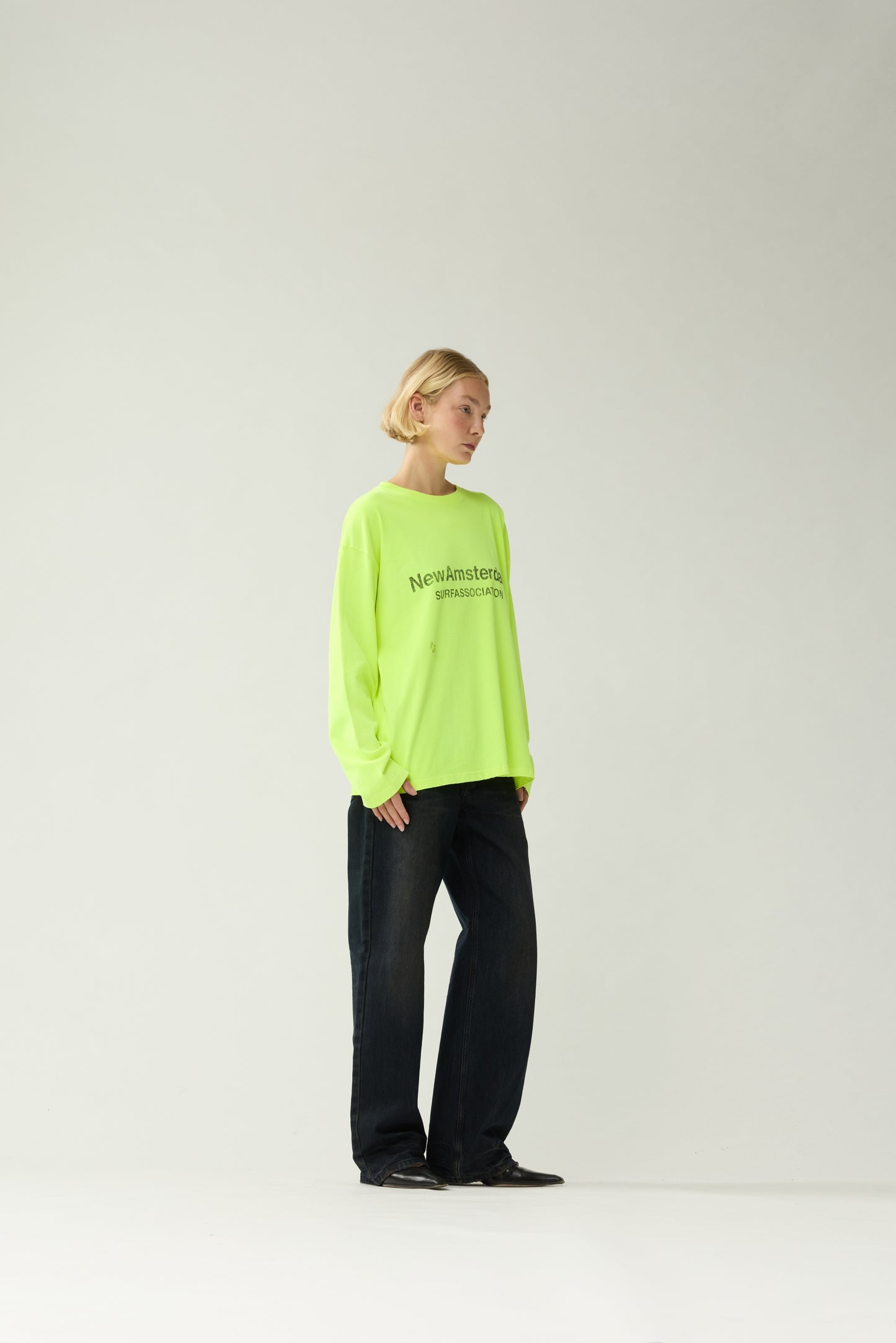 WORKED LOGO LONGSLEEVE | Neon