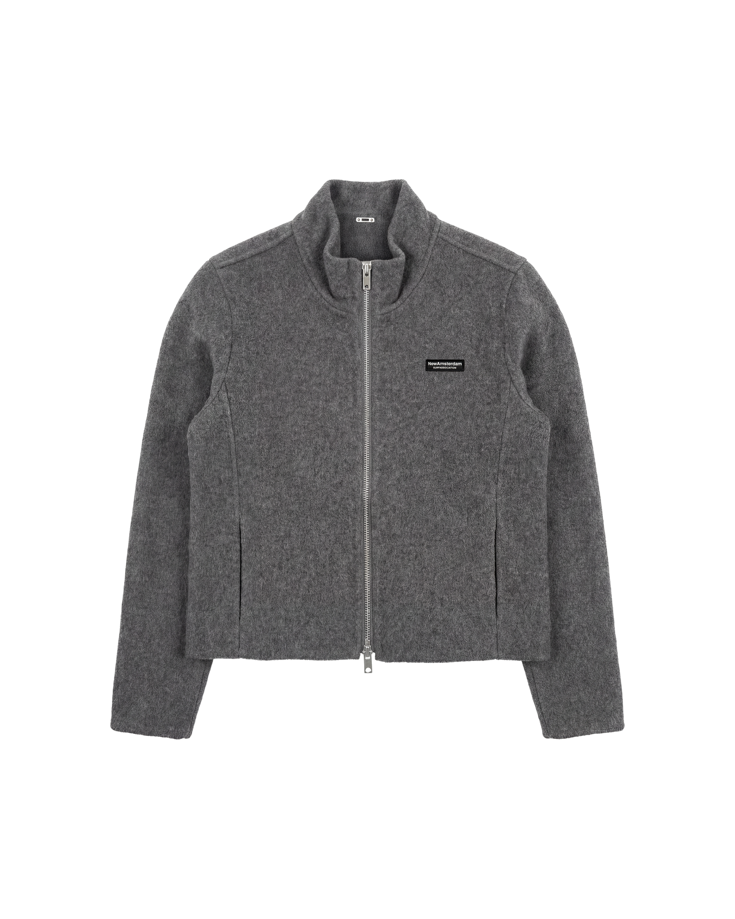TRACKSUIT JACKET | Grey Melange