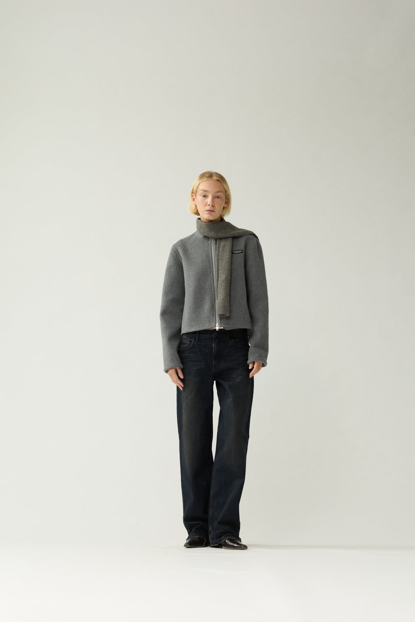 TRACKSUIT JACKET | Grey Melange