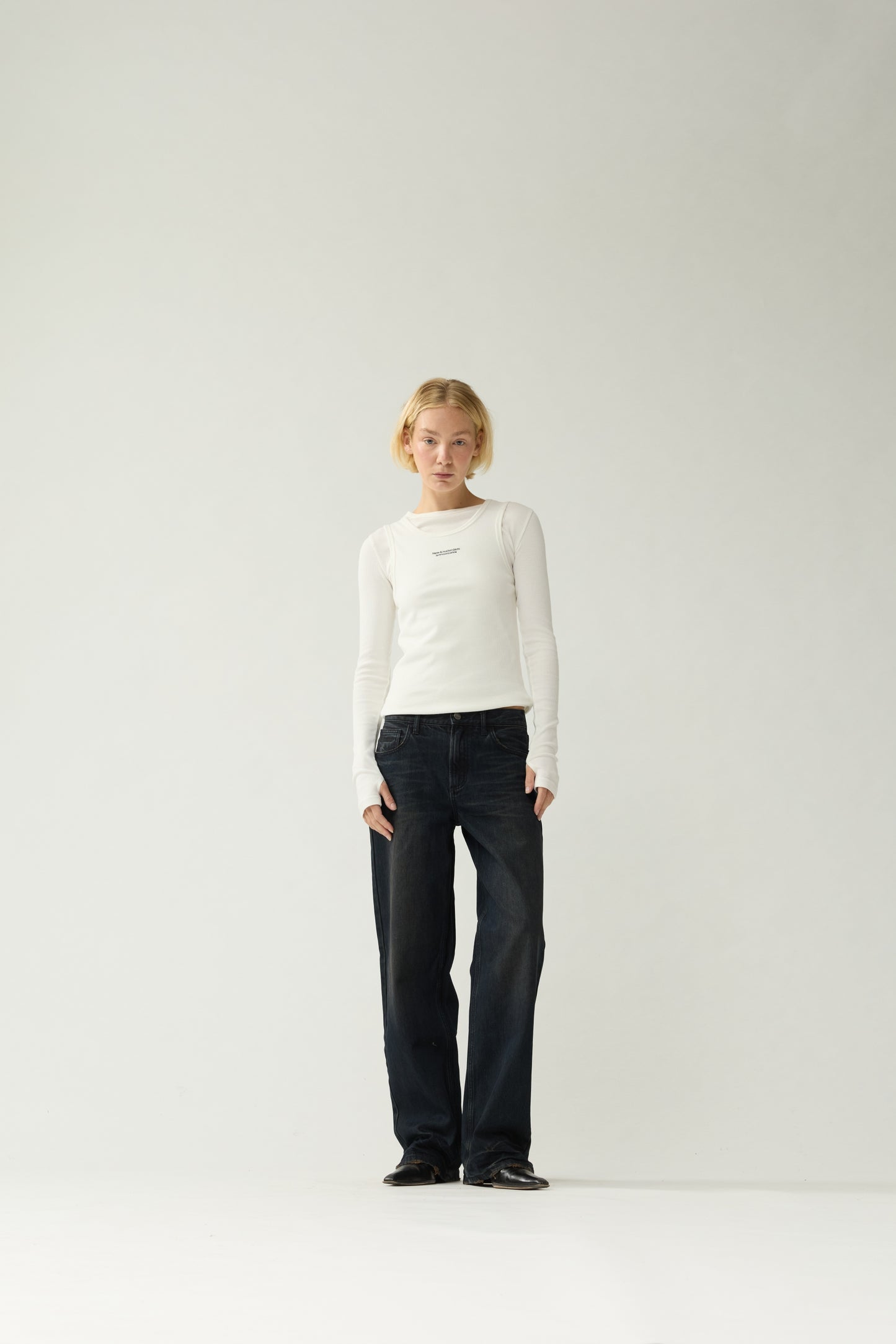 RIB 2 IN 1 | Off white
