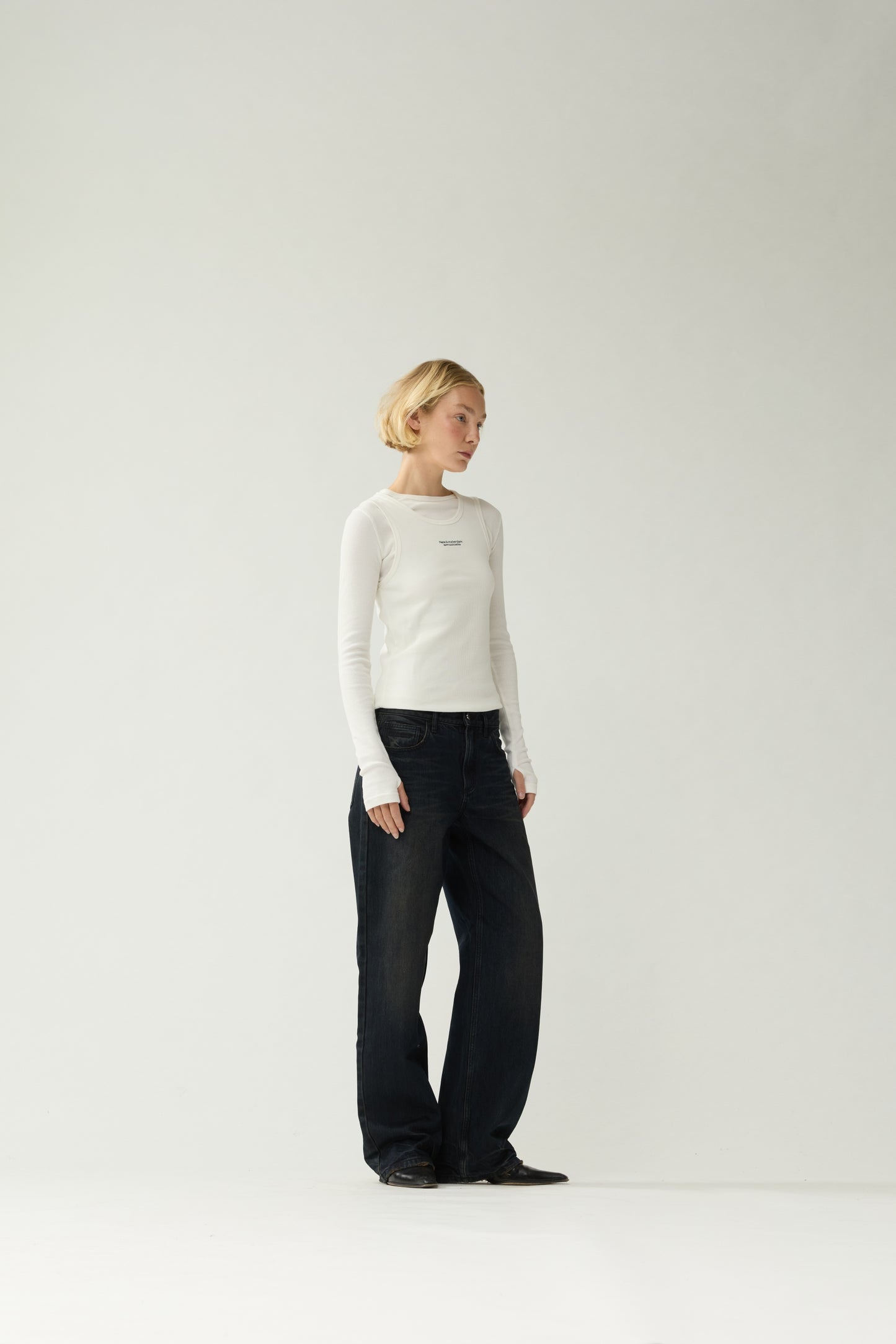 RIB 2 IN 1 | Off white
