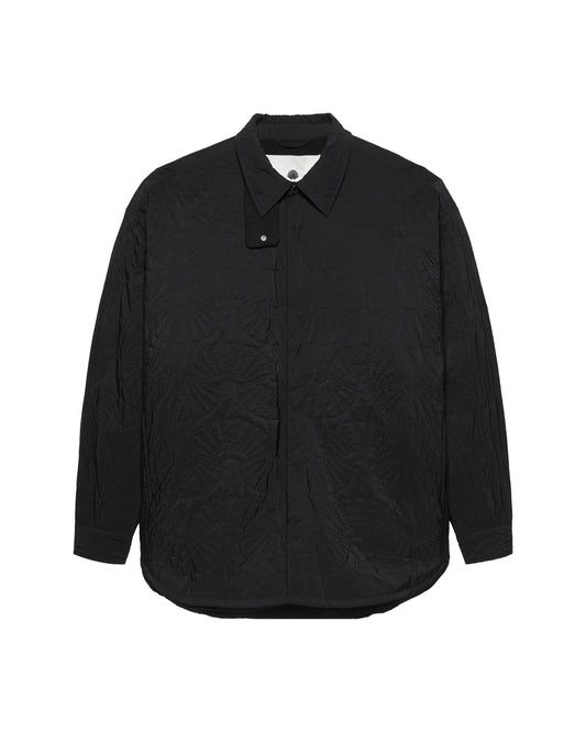 QUILTED OVERSHIRT BLACK